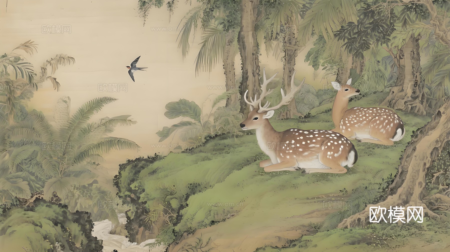 艺术时尚现代挂画下载（渲染图8）