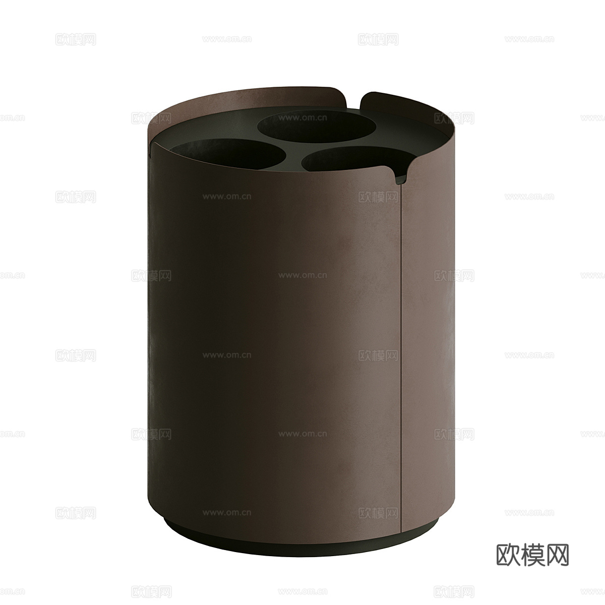 现代意式 AIRA 户外垃圾桶3d模型