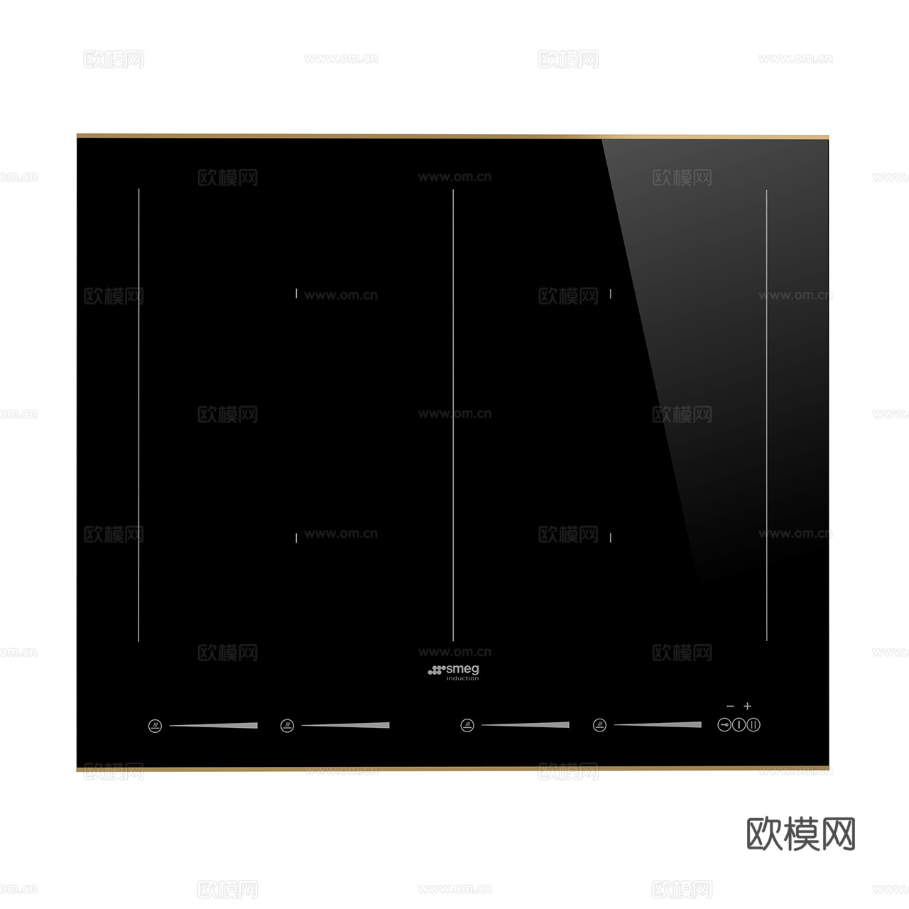 Smeg 现代电磁炉 极简电磁炉 炉灶 灶台3d模型