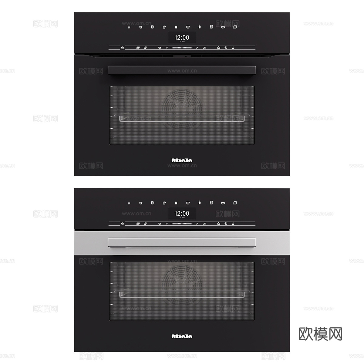 现代意式德国美诺 Miele 厨房电器3d模型