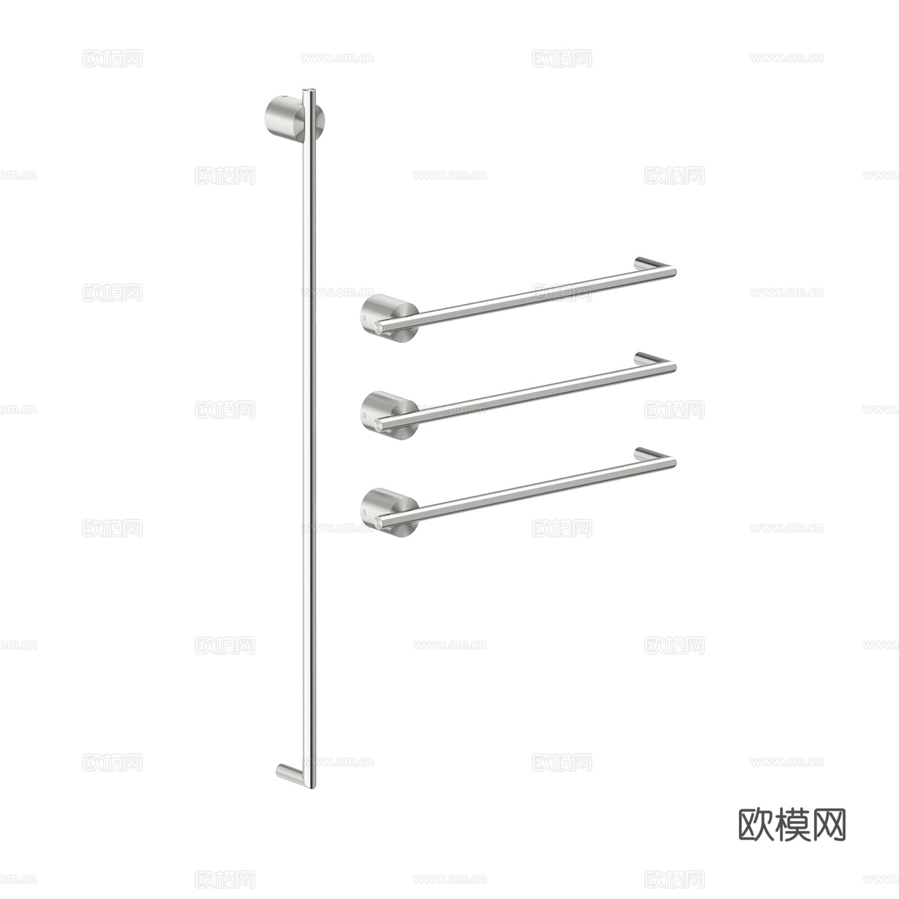 Cea 现代毛巾架 极简毛巾架 电热毛巾架 金属毛巾架3d模型