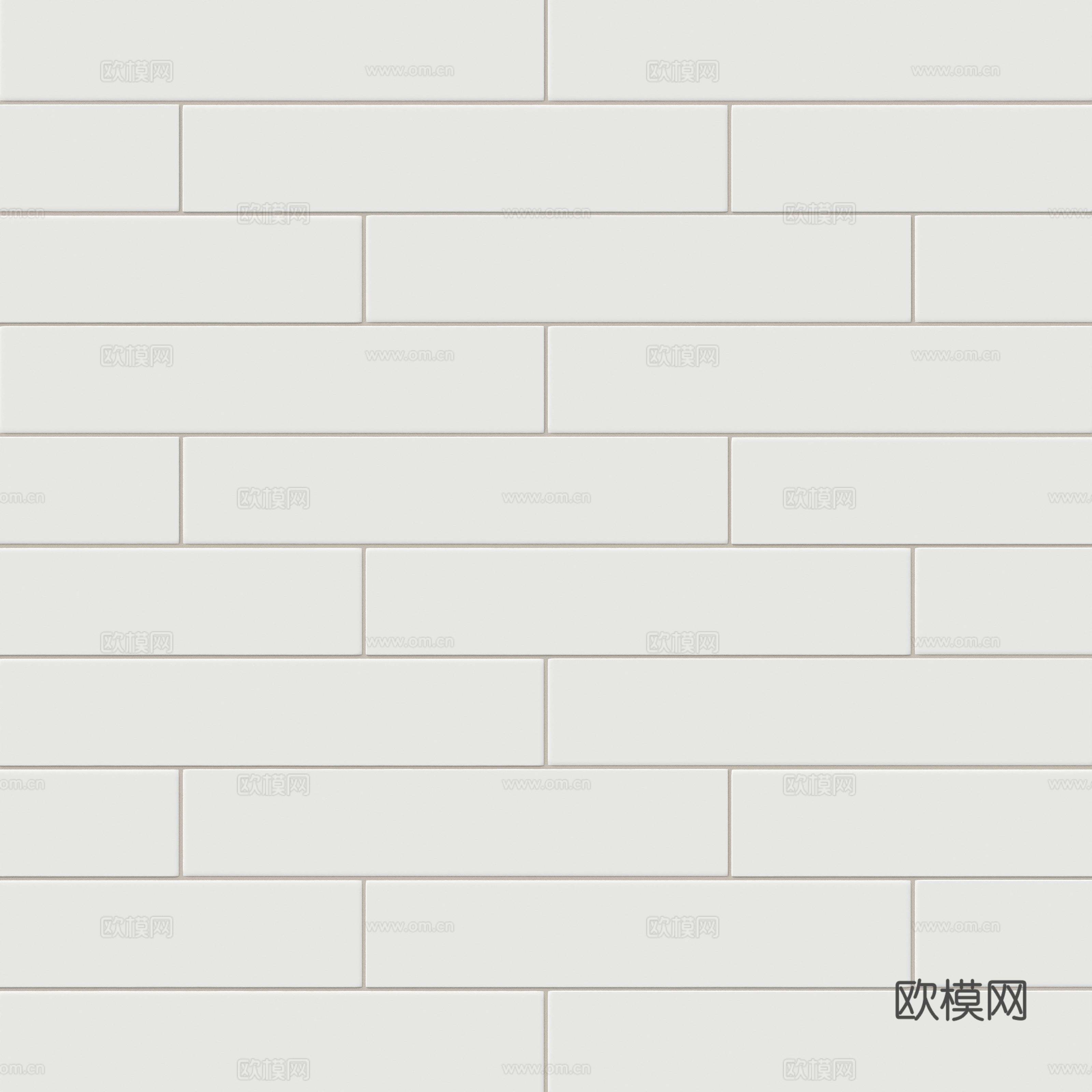 4x21象牙白错拼大理石瓷砖