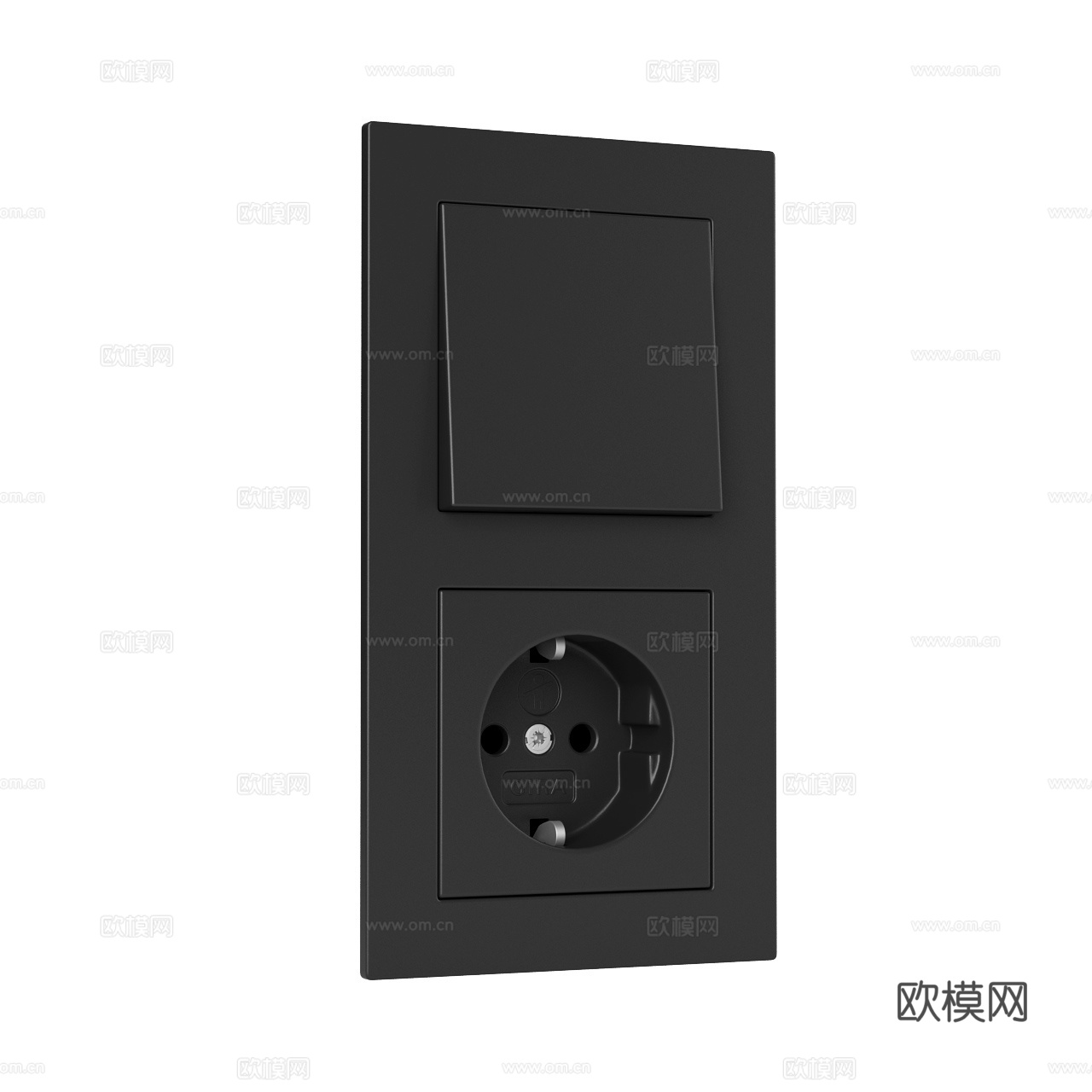 Gira 现代开关插座 极简开关插座 开关面板 插座面板3d模型