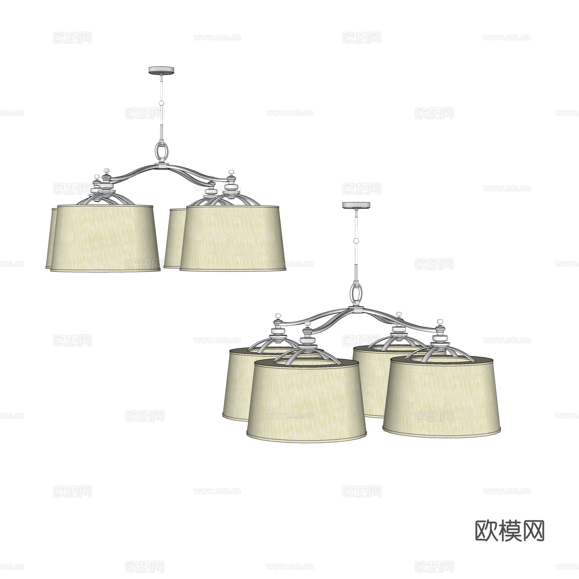 原木风吊灯  艺术吊灯 装饰吊灯  吊灯 餐厅吊灯 中古风吊su模型