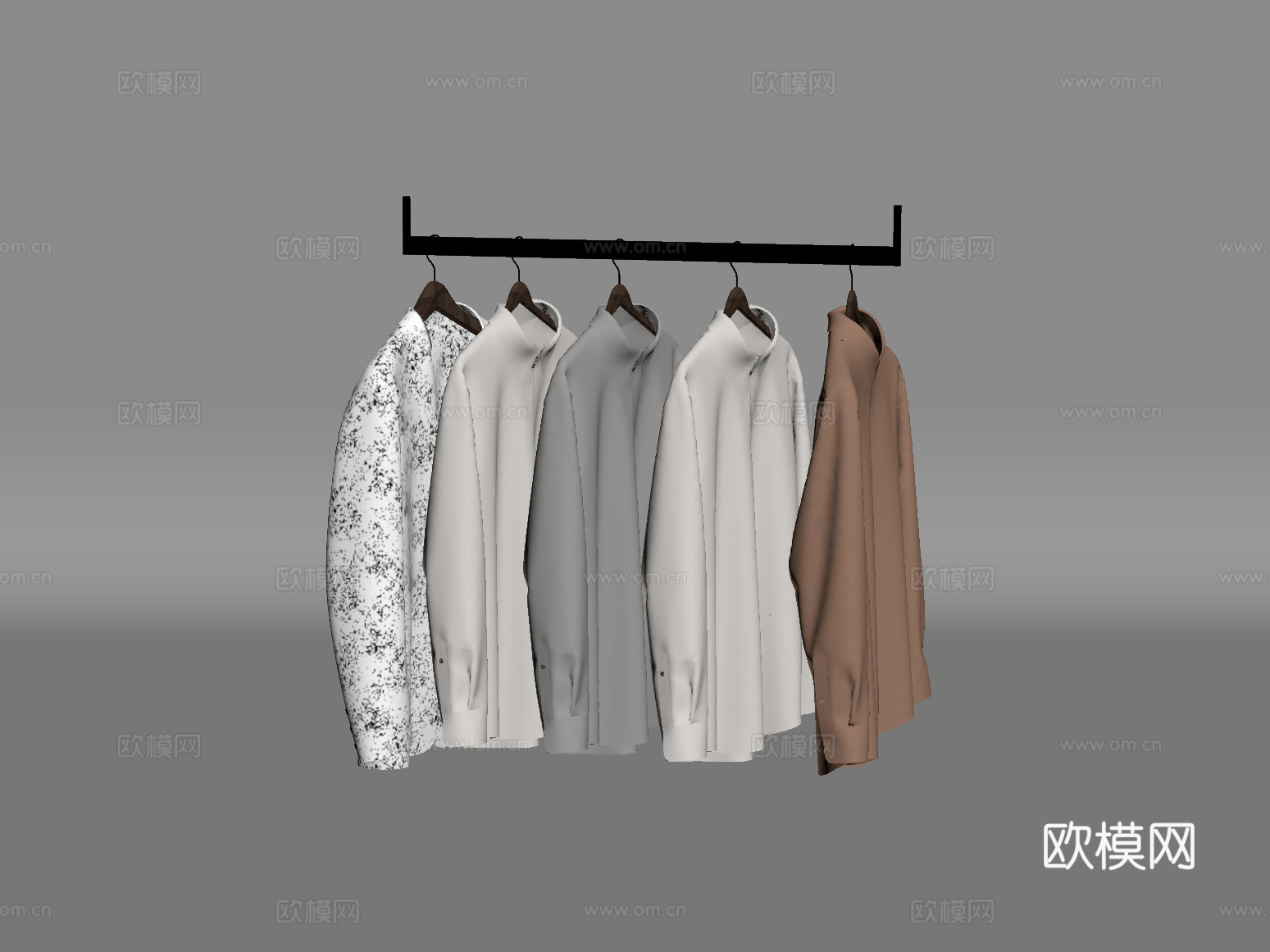 014现代衣服服装su模型