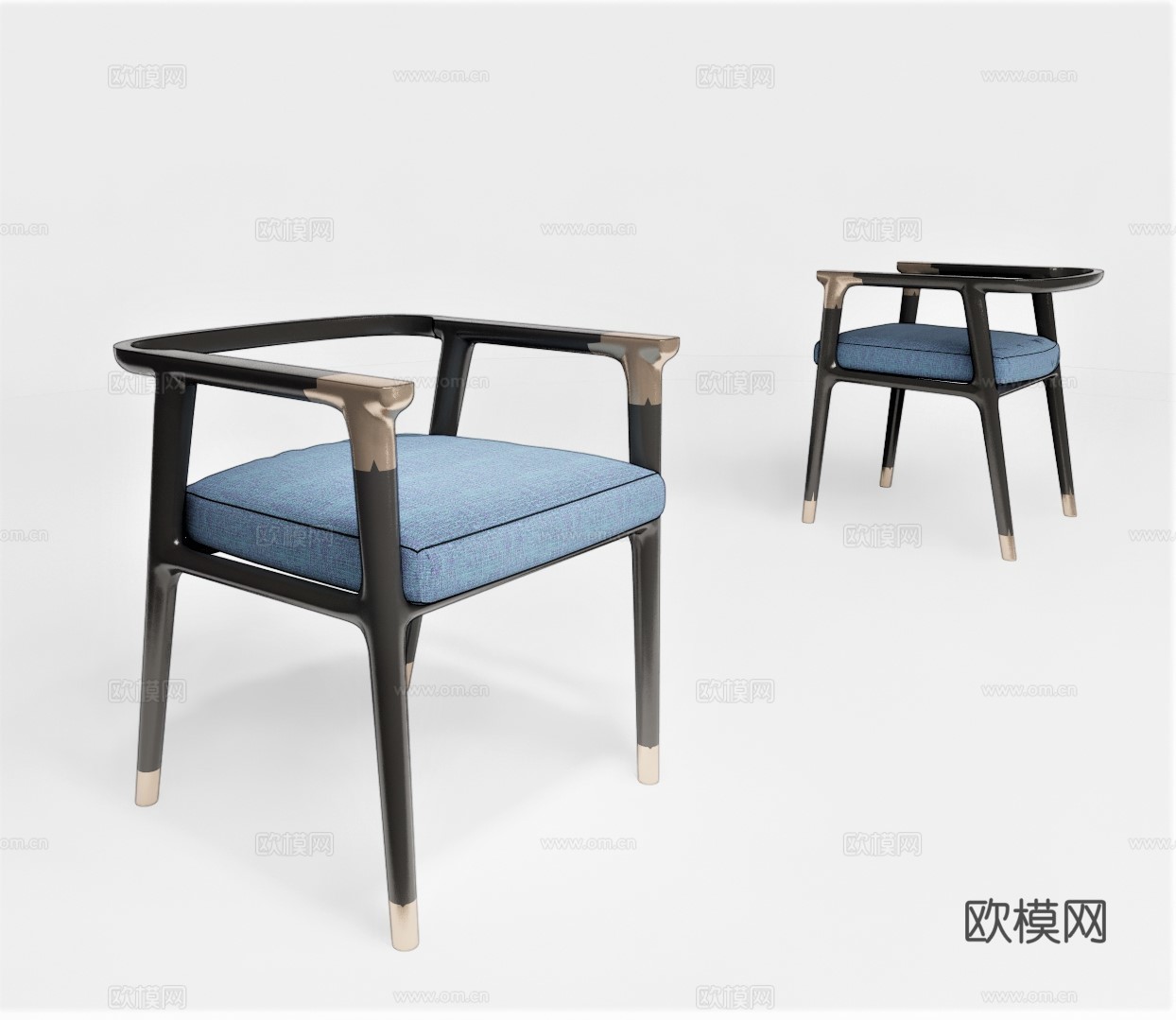 现代休闲椅su模型下载