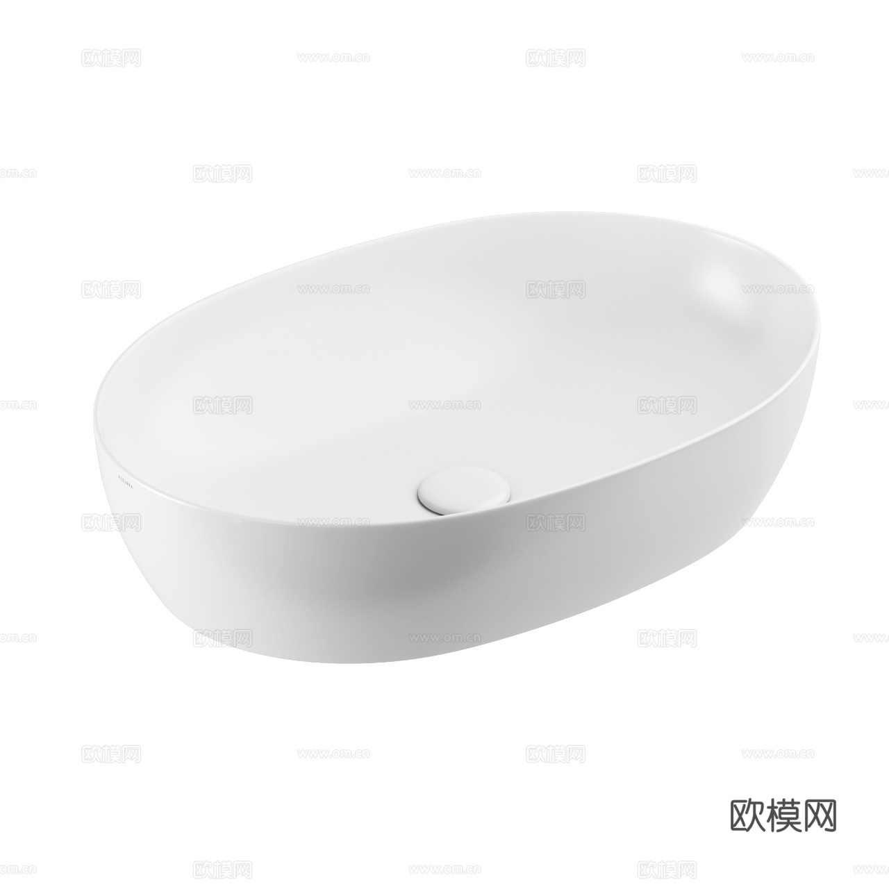 Azzurra 极简台盆 现代台盆 台上盆 洗脸盆 陶瓷台盆3d模型