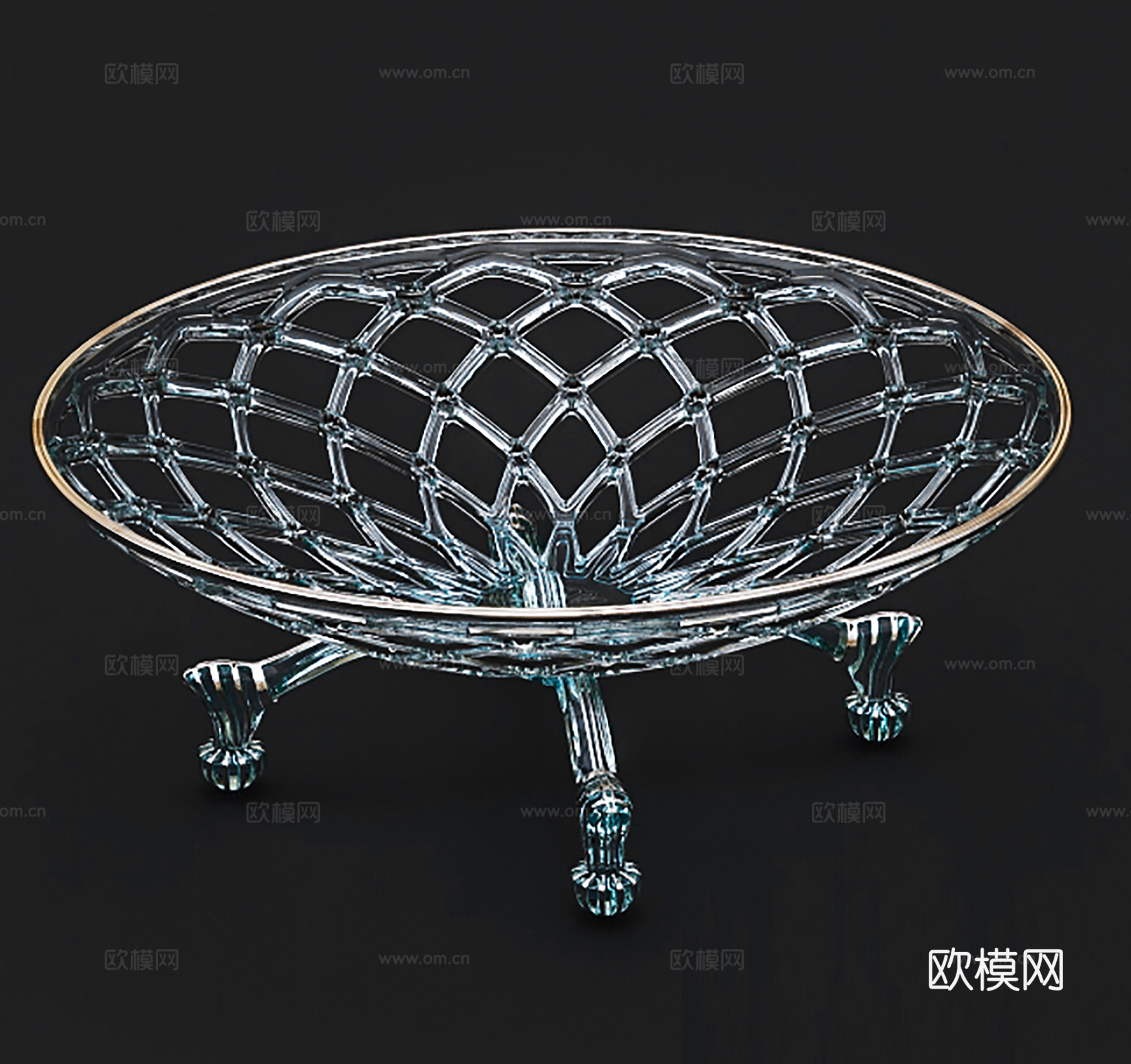 现代饰品摆件 装饰品  水晶饰品3d模型