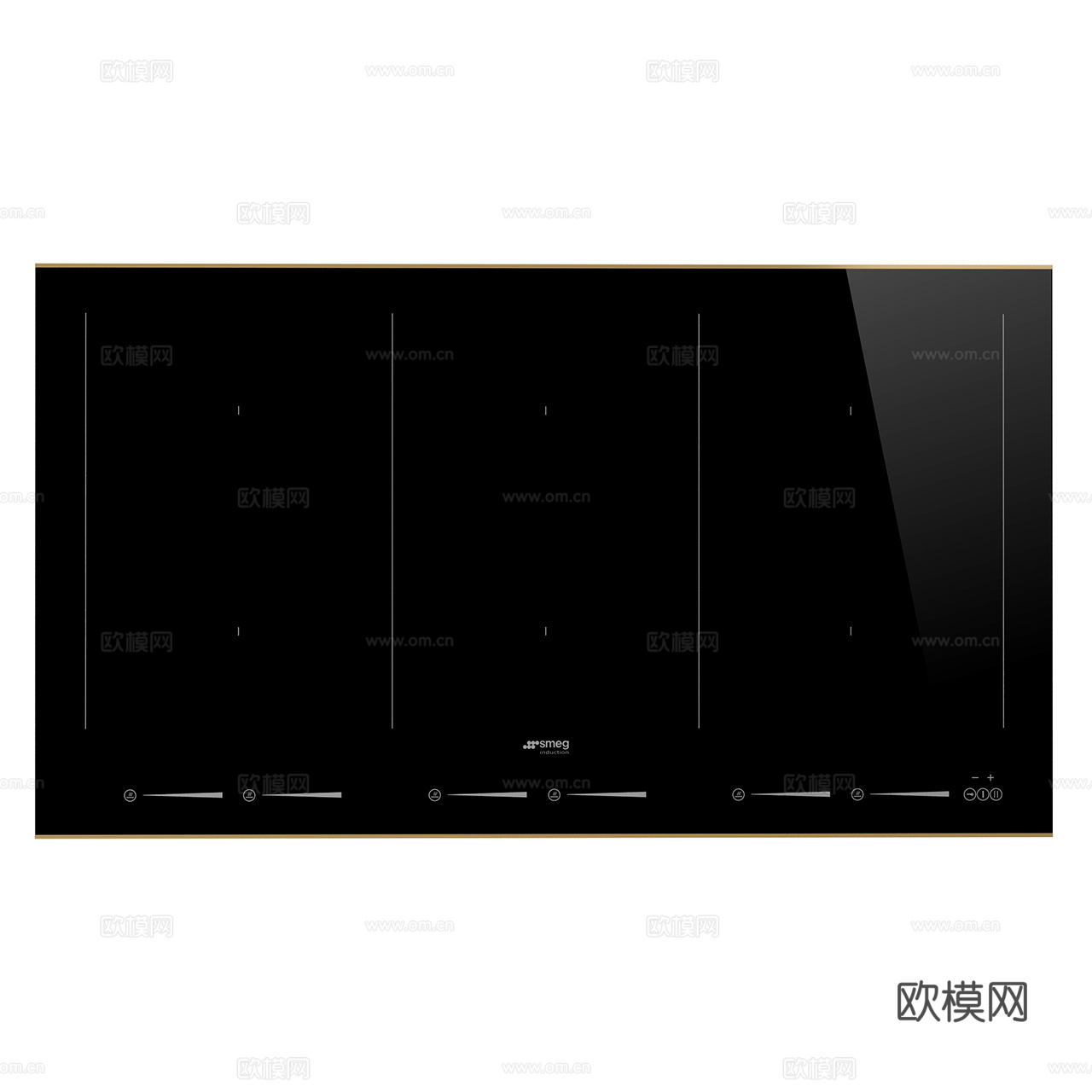 Smeg 现代电磁炉 极简电磁炉 炉灶 灶台3d模型