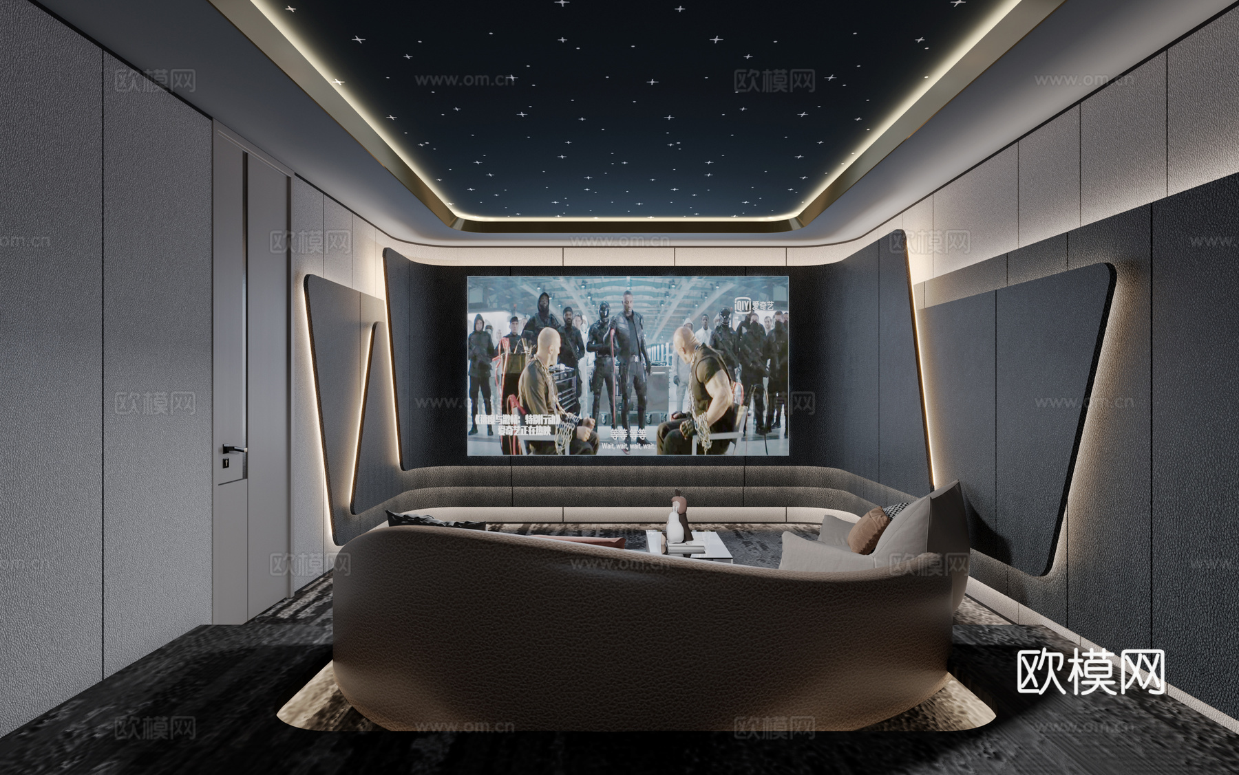 家居影音室3d模型