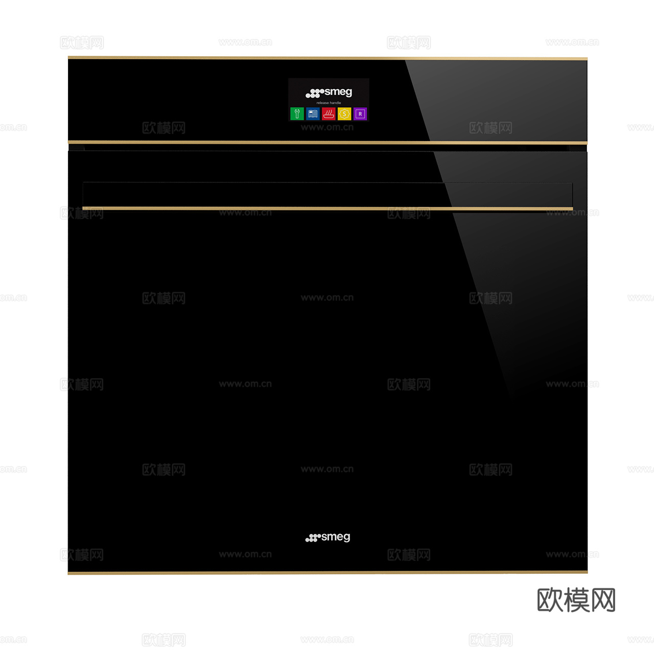 Smeg 现代烤箱 极简烤箱 嵌入式烤箱 烤炉 厨房电器3d模型