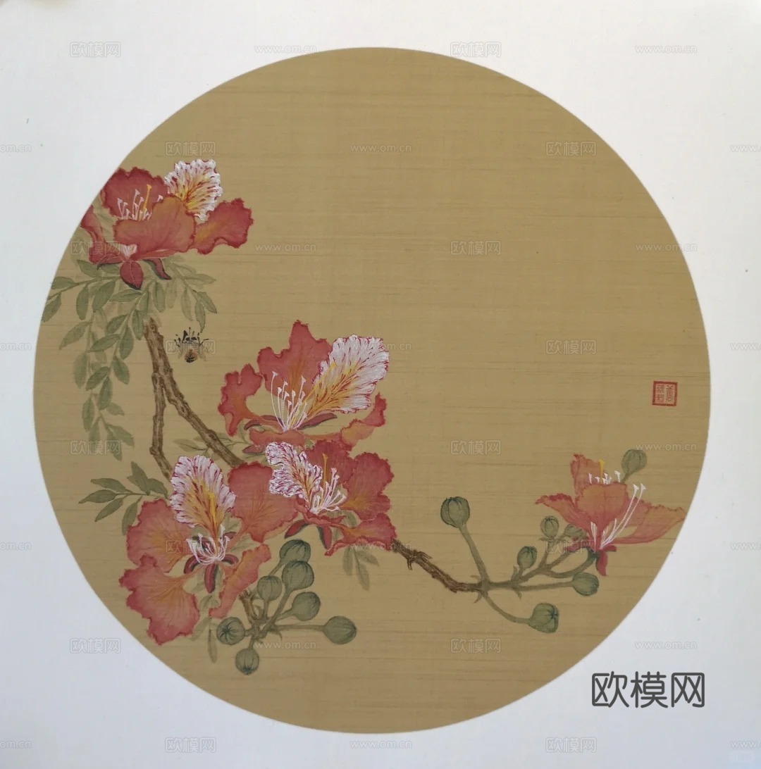 艺术时尚现代挂画下载（渲染图1）