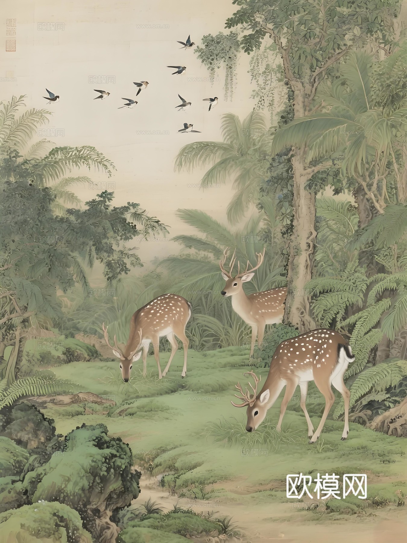 艺术时尚现代挂画下载（渲染图5）