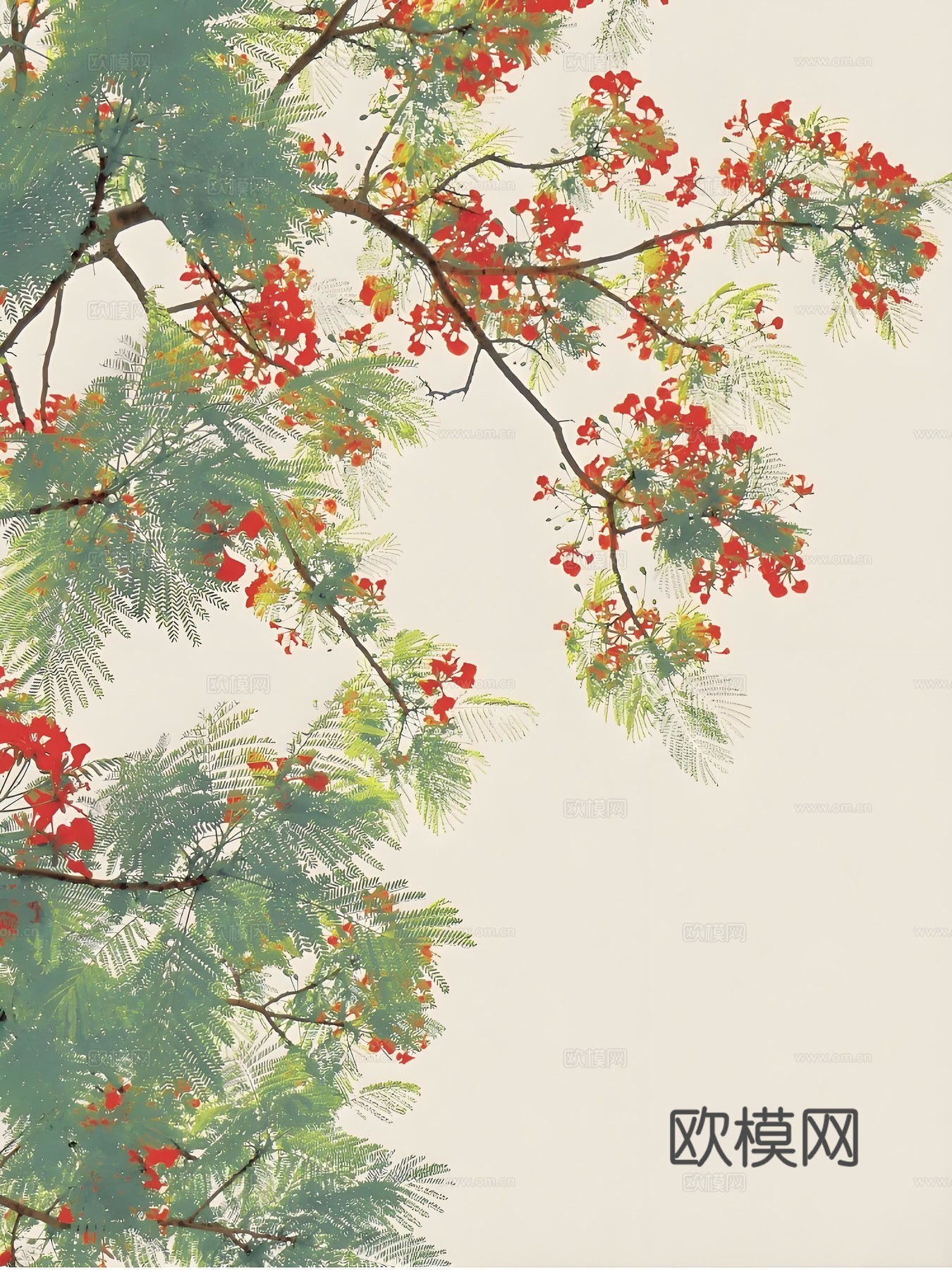 艺术时尚现代挂画下载（渲染图3）