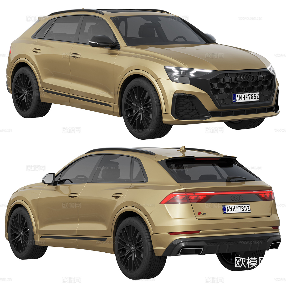 奥迪 Q8 2024 SUV3d模型
