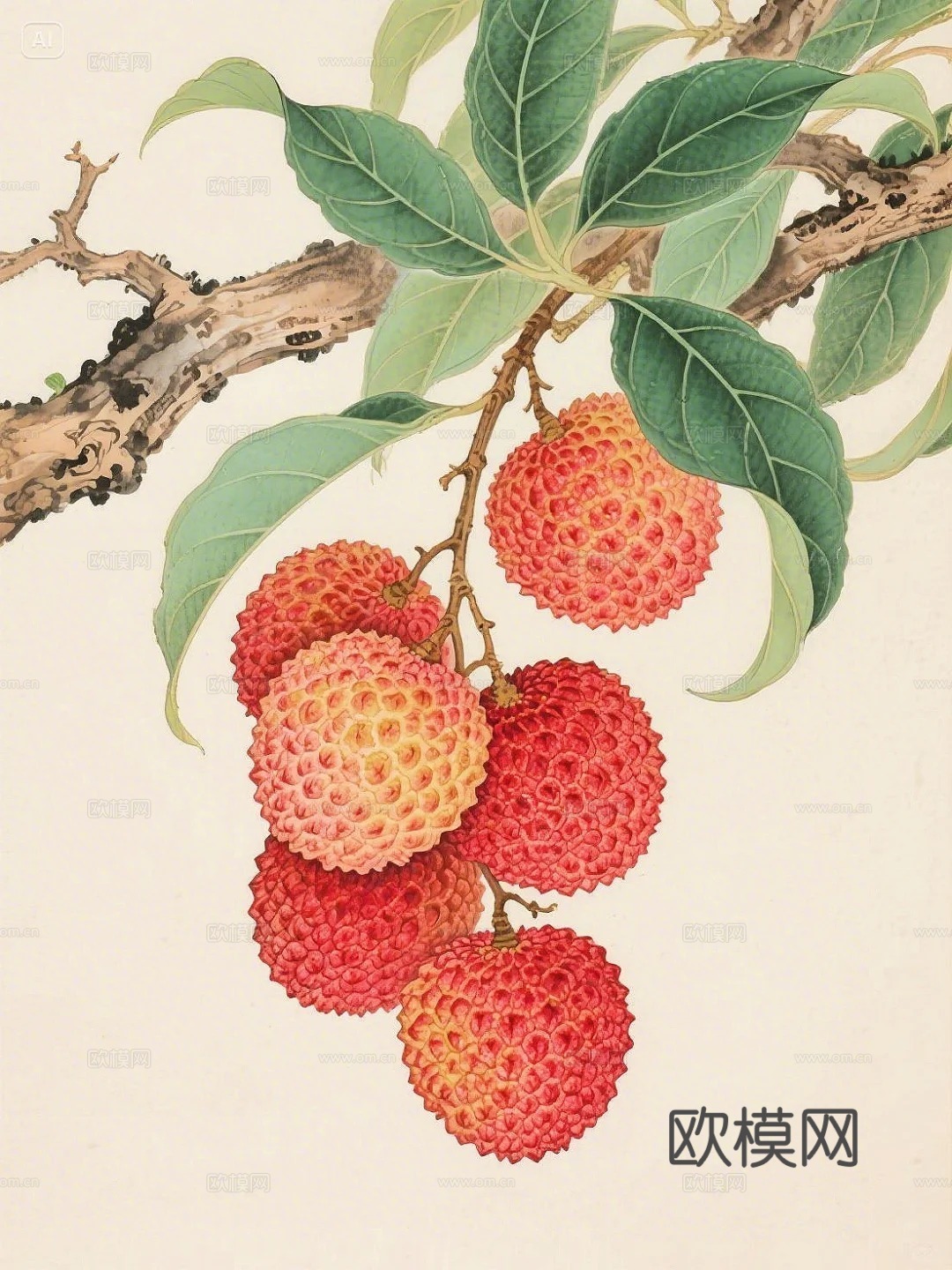 艺术时尚现代挂画下载（渲染图4）