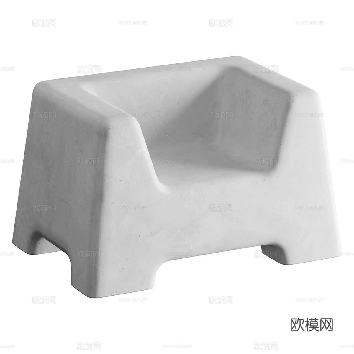 现代侘寂 SIT STREET 沙发椅 扶手椅3d模型