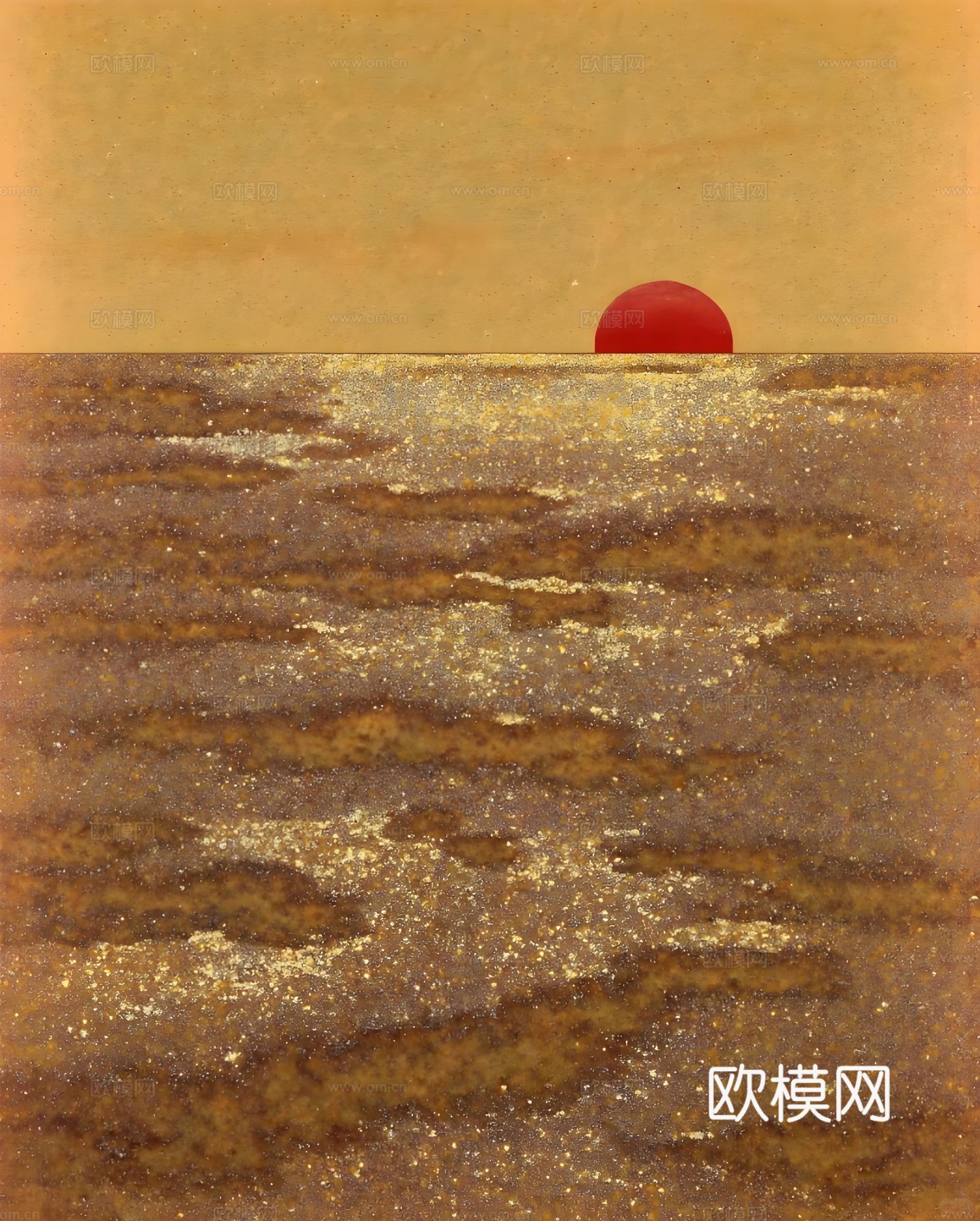 艺术时尚现代挂画下载（渲染图1）