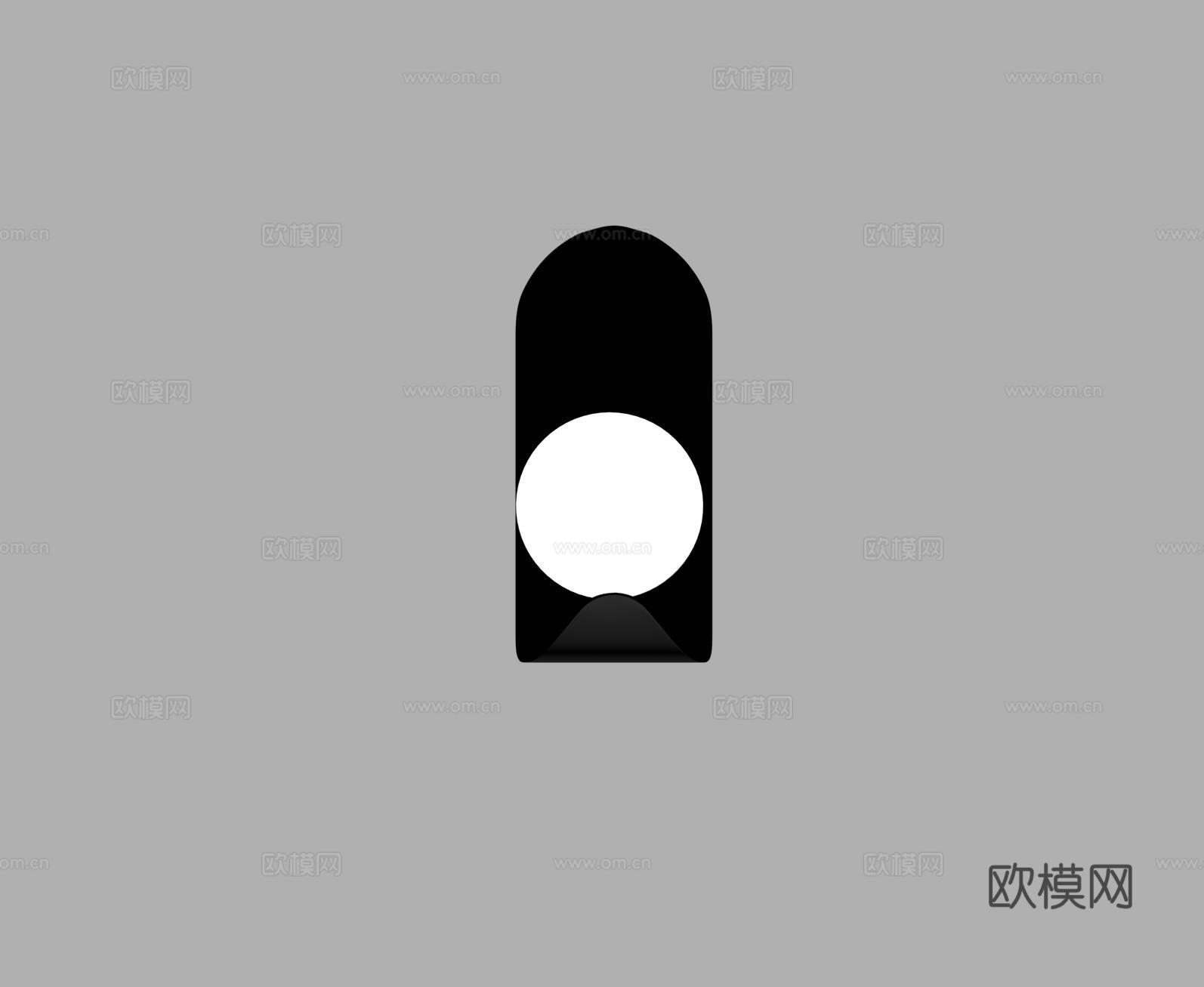 现代壁灯 装饰灯su模型