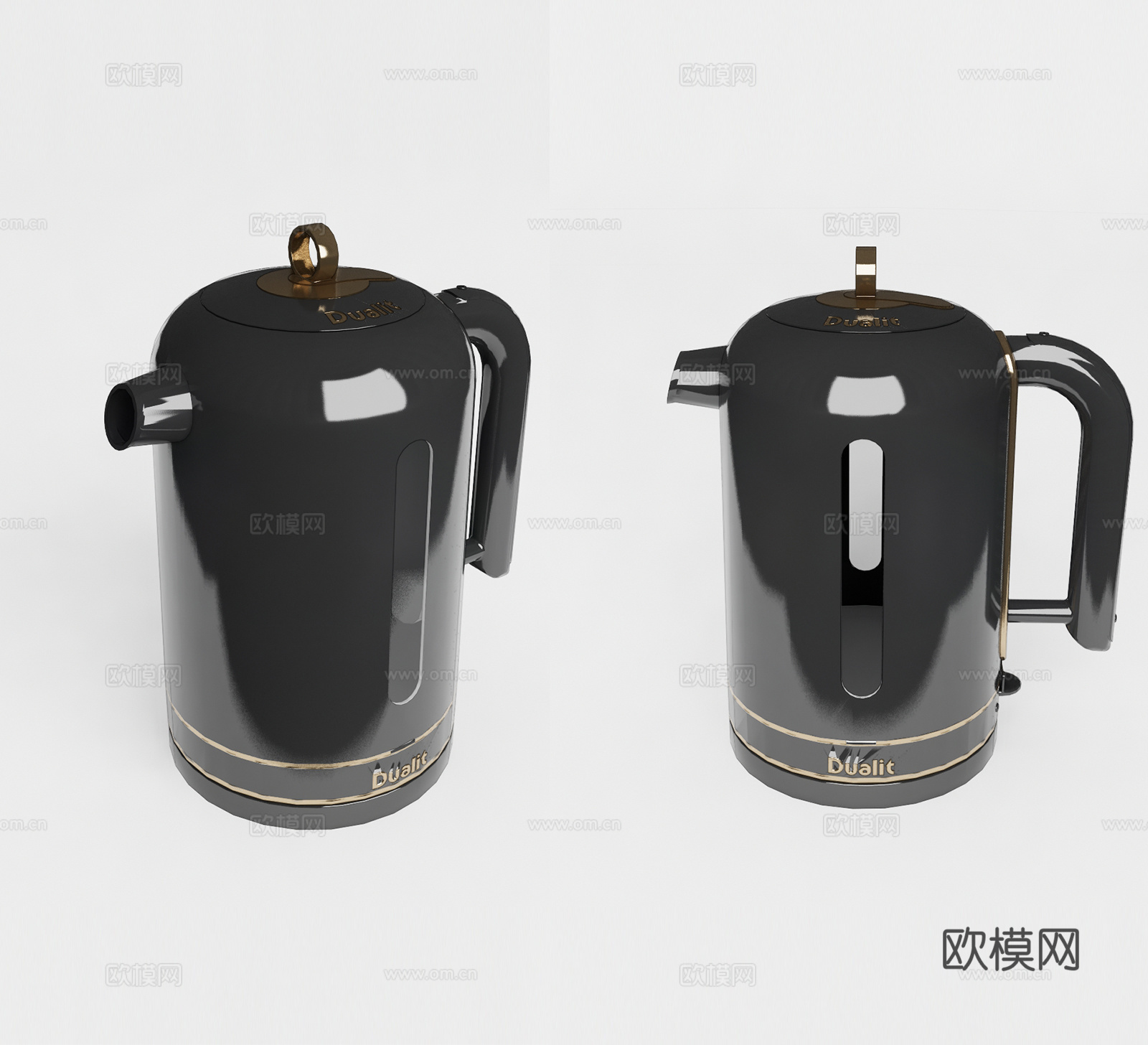 现代热水壶su模型下载