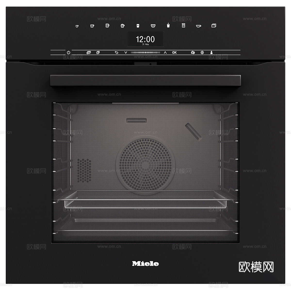 现代意式德国美诺 Miele 厨房电器3d模型