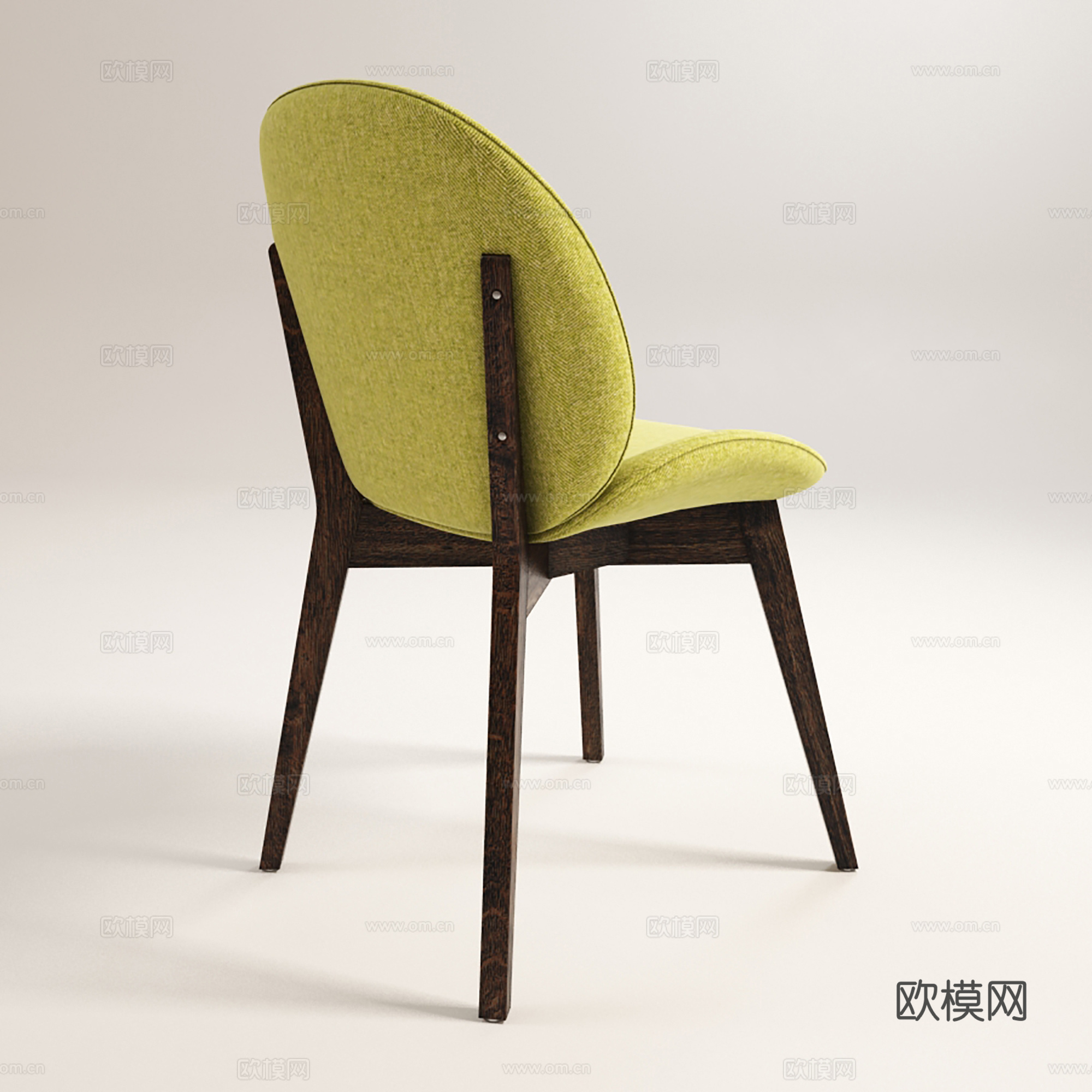 现代休闲椅 布椅书椅 餐椅 单椅3d模型