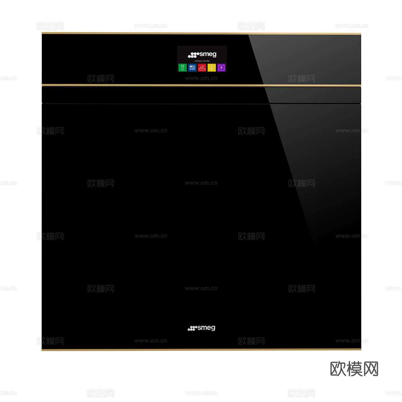 Smeg 现代烤箱 极简烤箱 嵌入式烤箱 烤炉 厨房电器3d模型