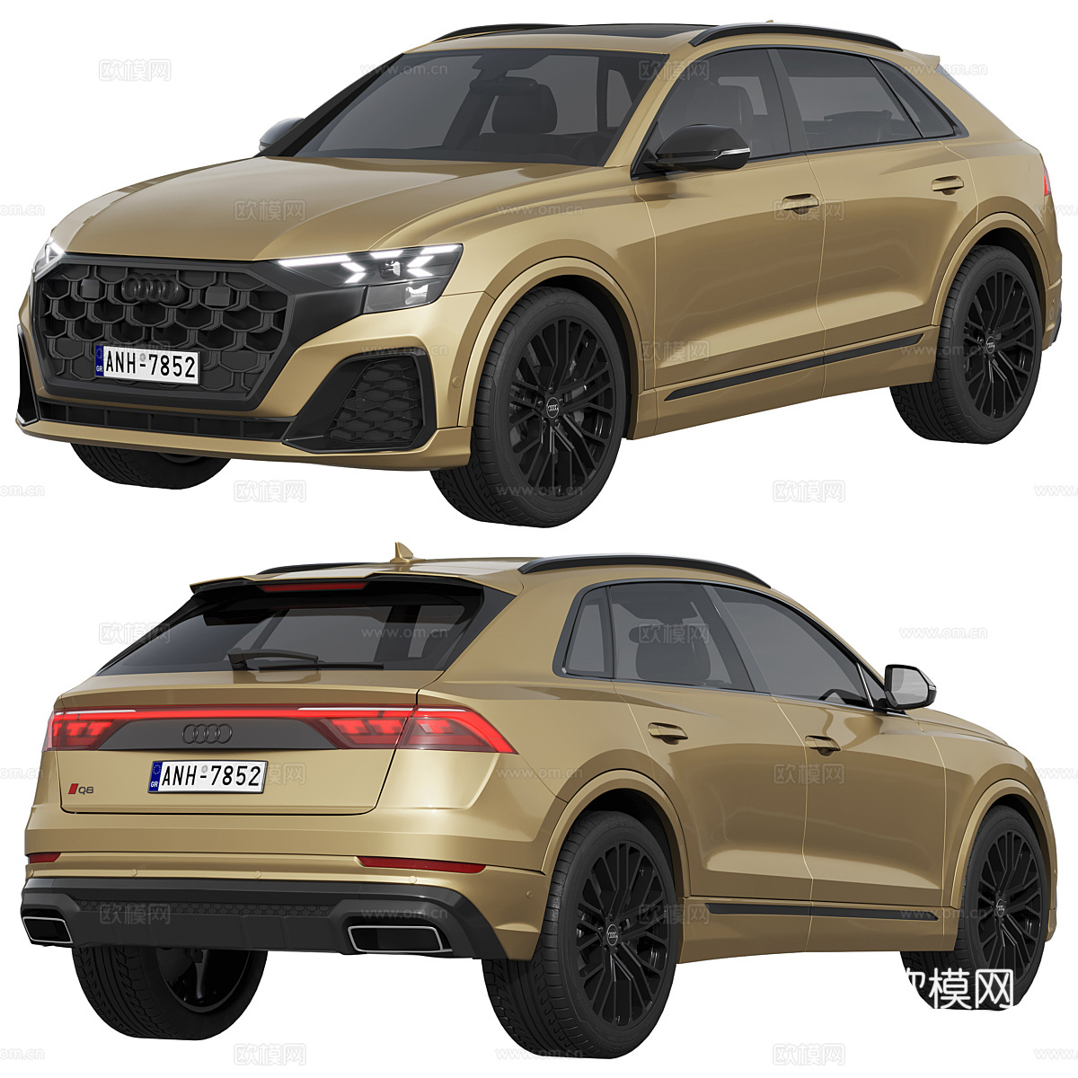 奥迪 Q8 2024 SUV3d模型