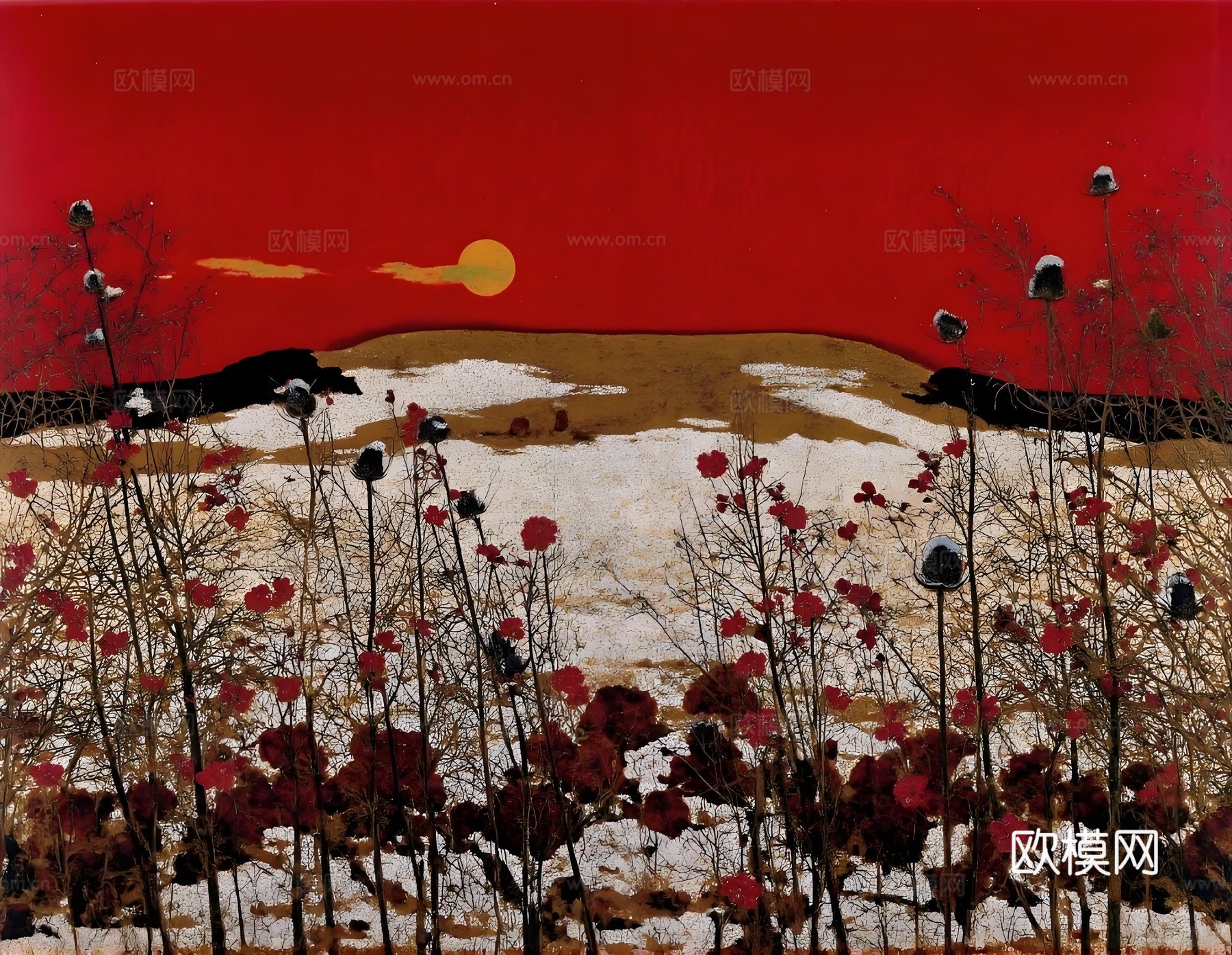 艺术时尚现代挂画下载（渲染图8）