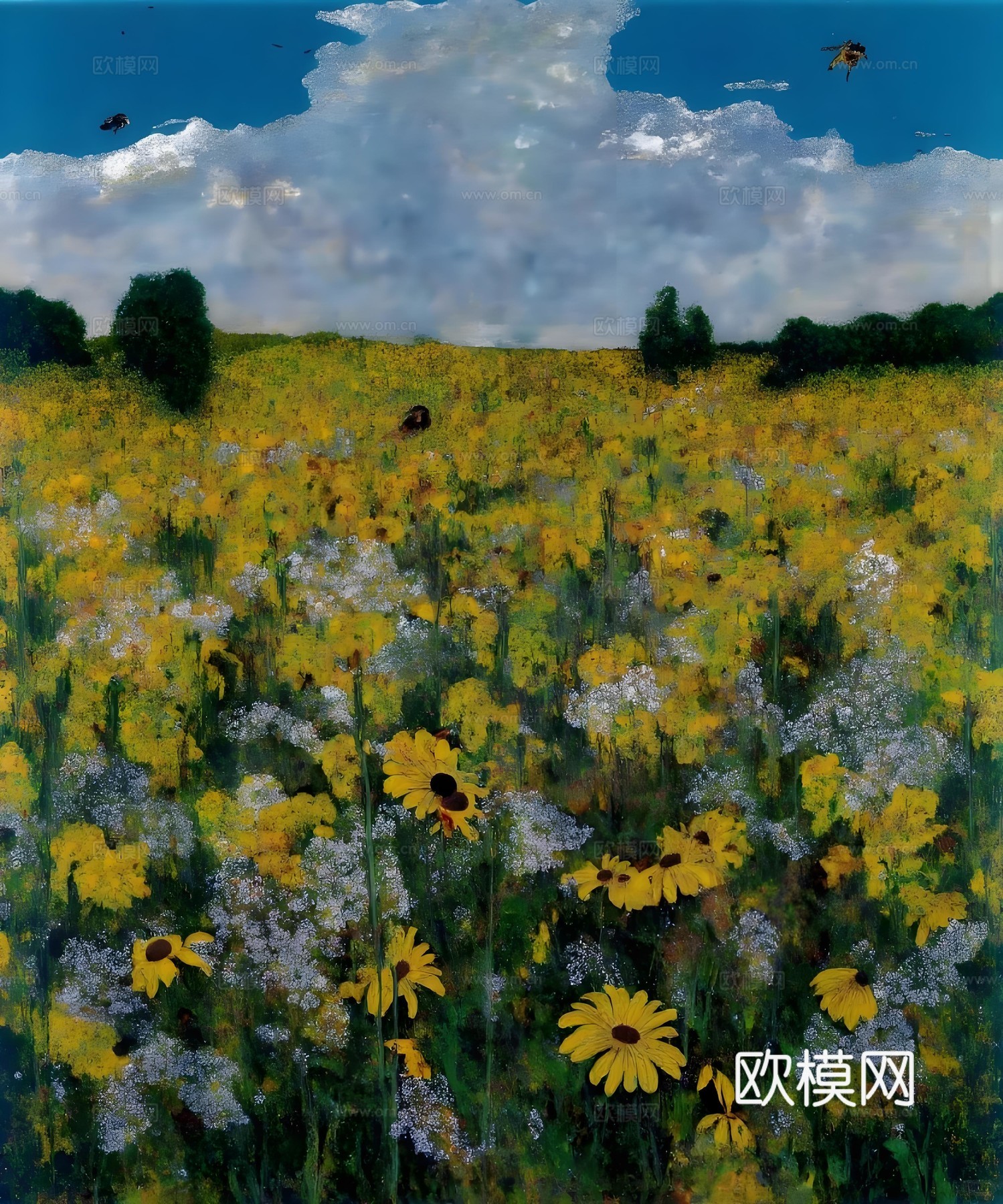 艺术时尚现代挂画下载（渲染图2）