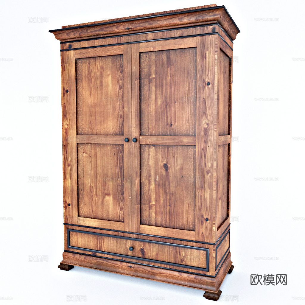 欧式储物柜  餐边柜 碗柜酒柜3d模型