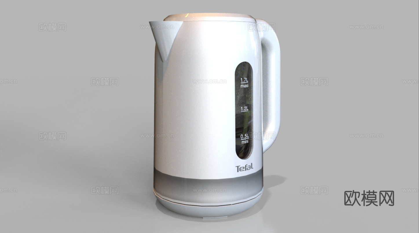 现代热水壶su模型下载