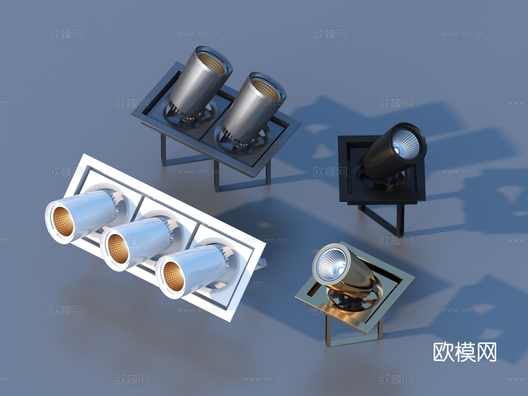 筒灯 射灯3d模型下载