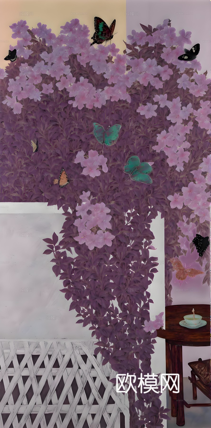 艺术时尚现代挂画下载（渲染图6）