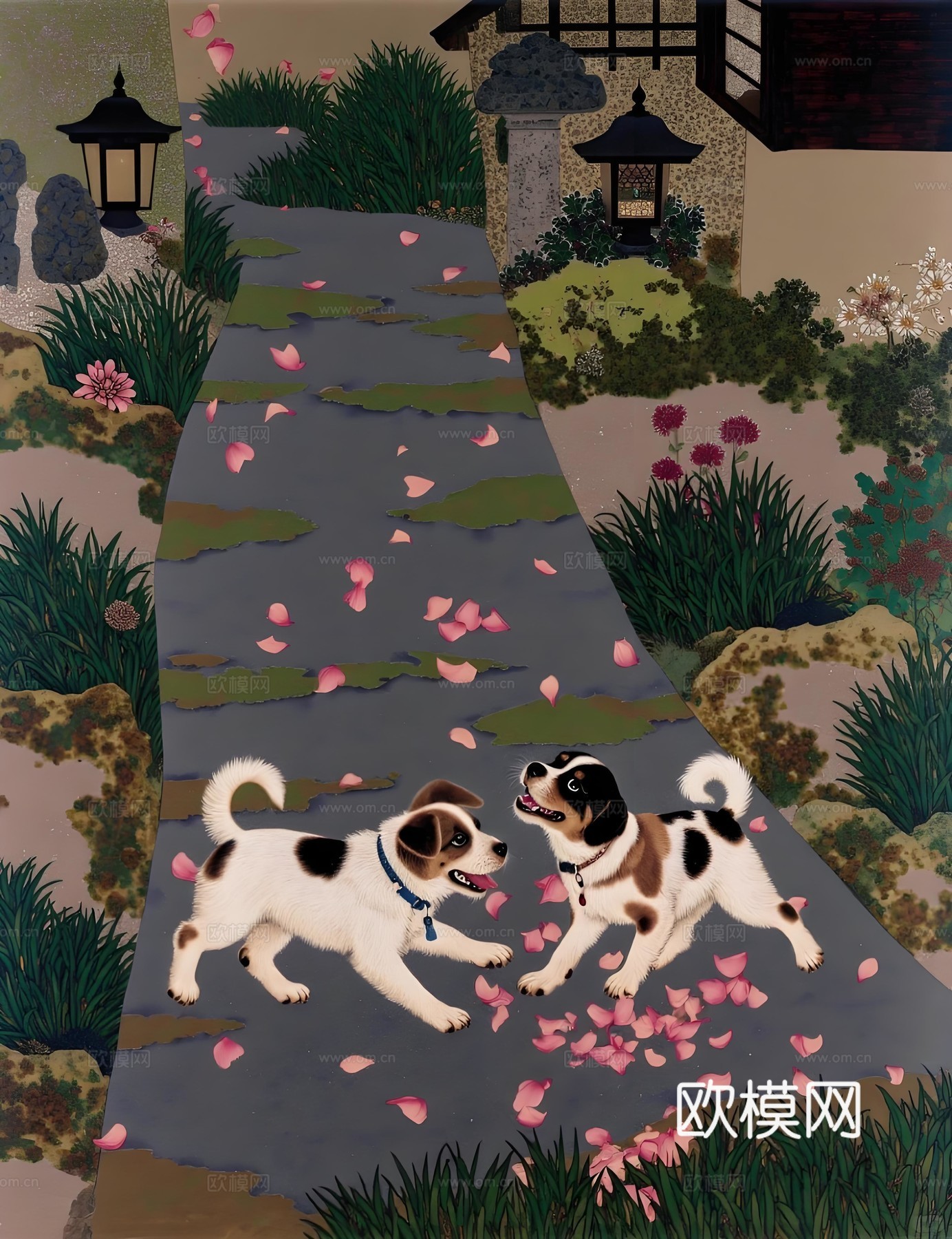 艺术时尚现代挂画下载（渲染图3）