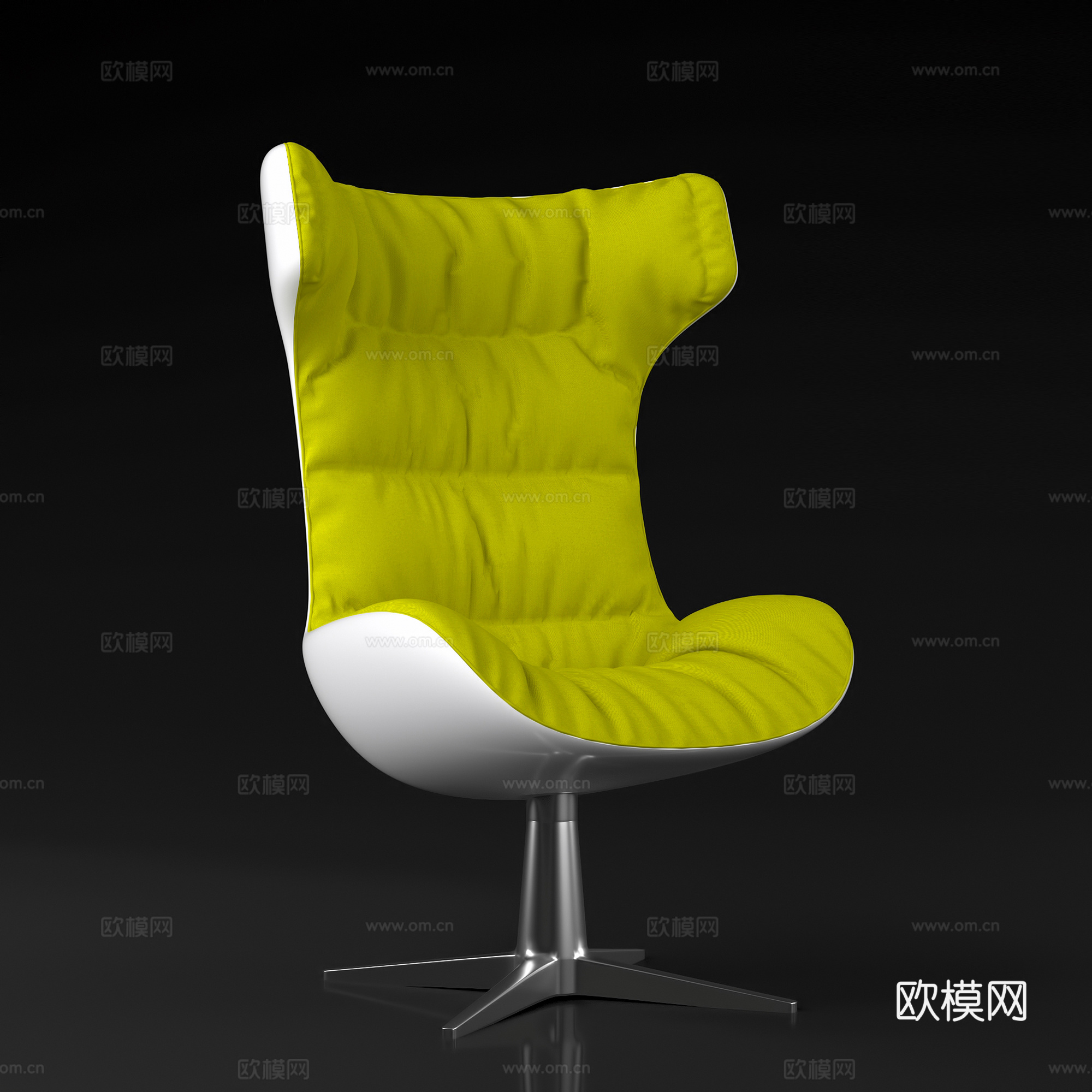 现代办公椅 培训椅 会议椅 职员椅3d模型
