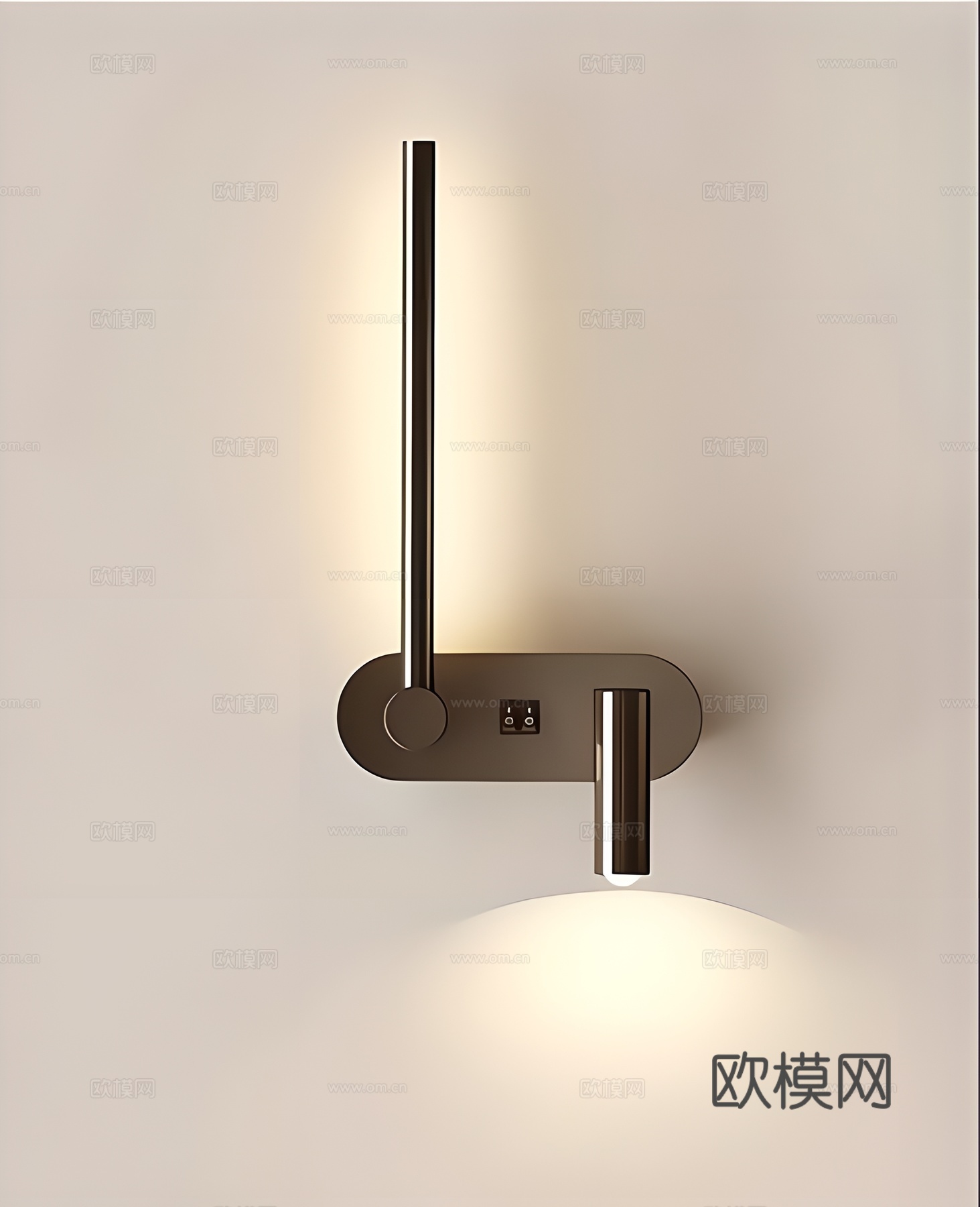 现代壁灯 装饰灯3d模型