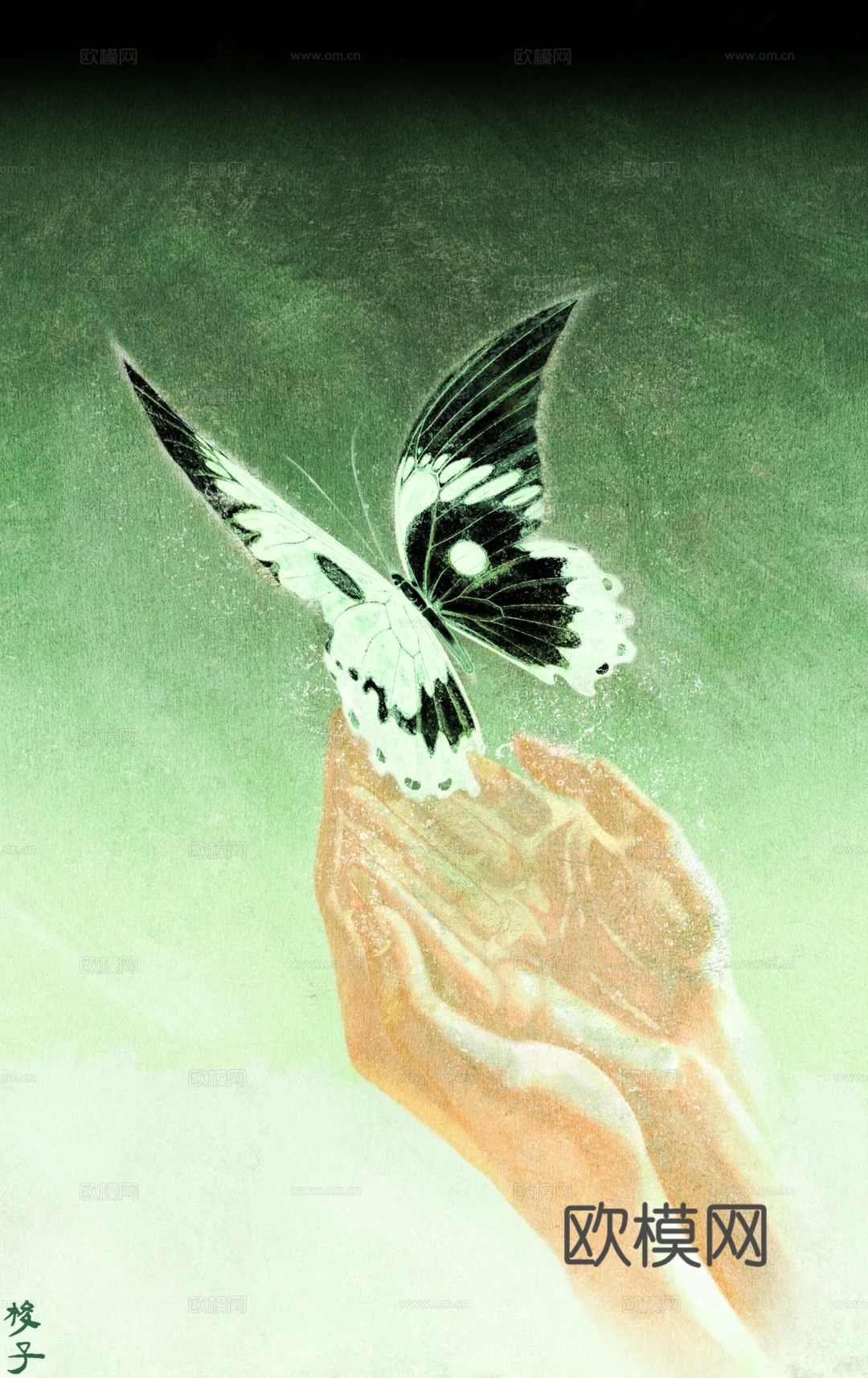 艺术时尚现代挂画下载（渲染图8）