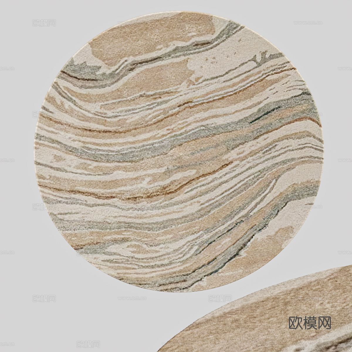 现代地毯 条纹地毯 抽象地毯 方形地毯 客厅地毯 毛绒地毯3d模型