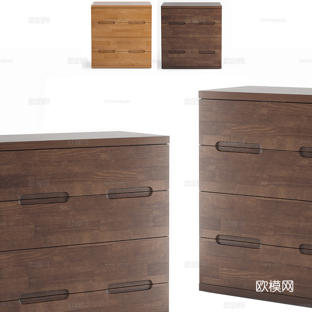 北欧简约装饰柜  装饰柜  边柜 简约装饰柜  木质边柜3d模型