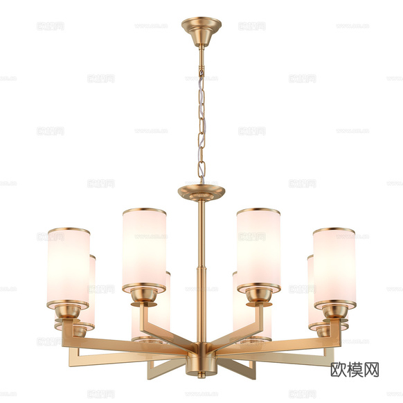 現(xiàn)代簡約輕奢吊燈 吊燈 簡約吊燈 餐廳吊燈 客廳吊燈 燈3d模型下載