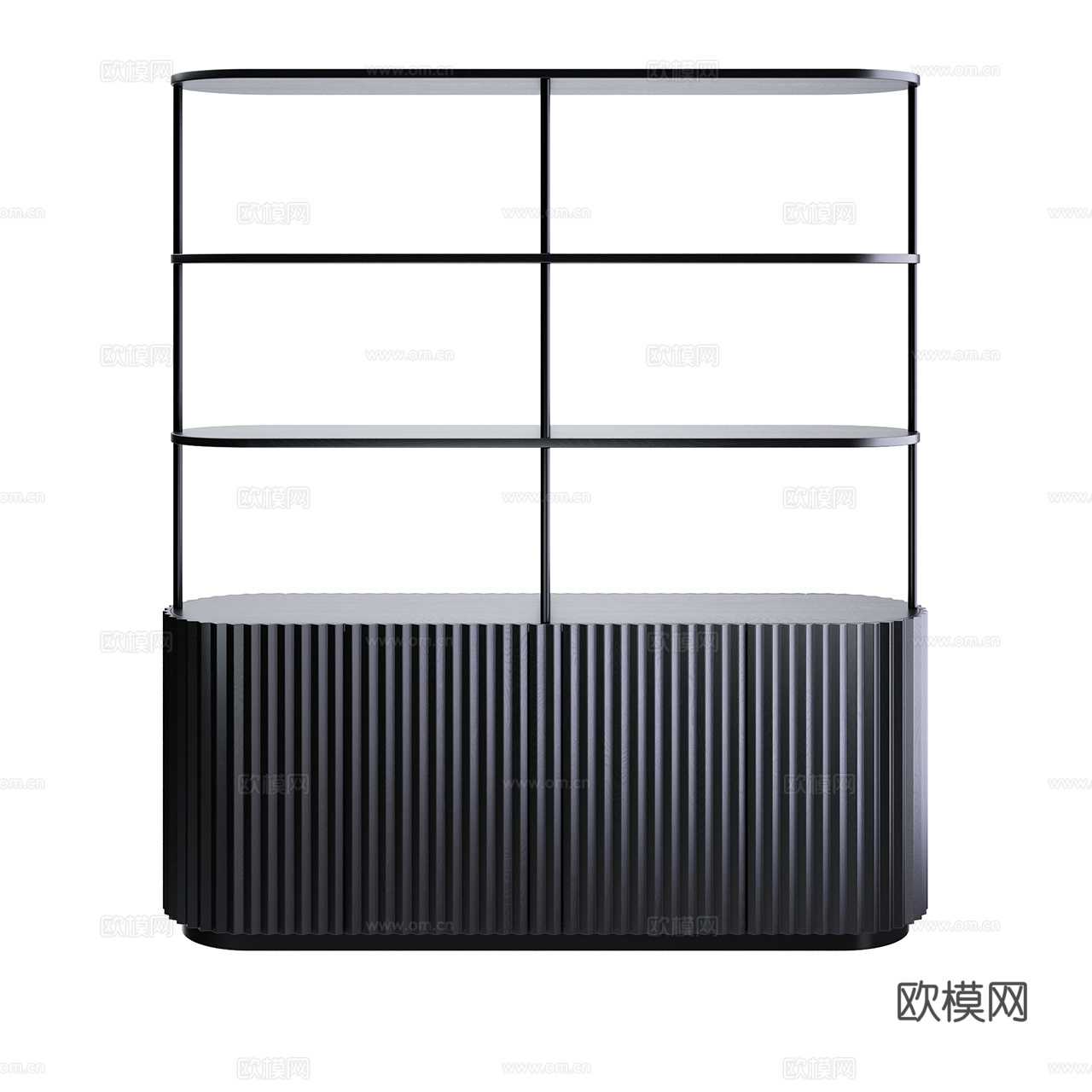 Eternel 意式书柜 极简书柜 装饰柜 储物柜 边柜3d模型