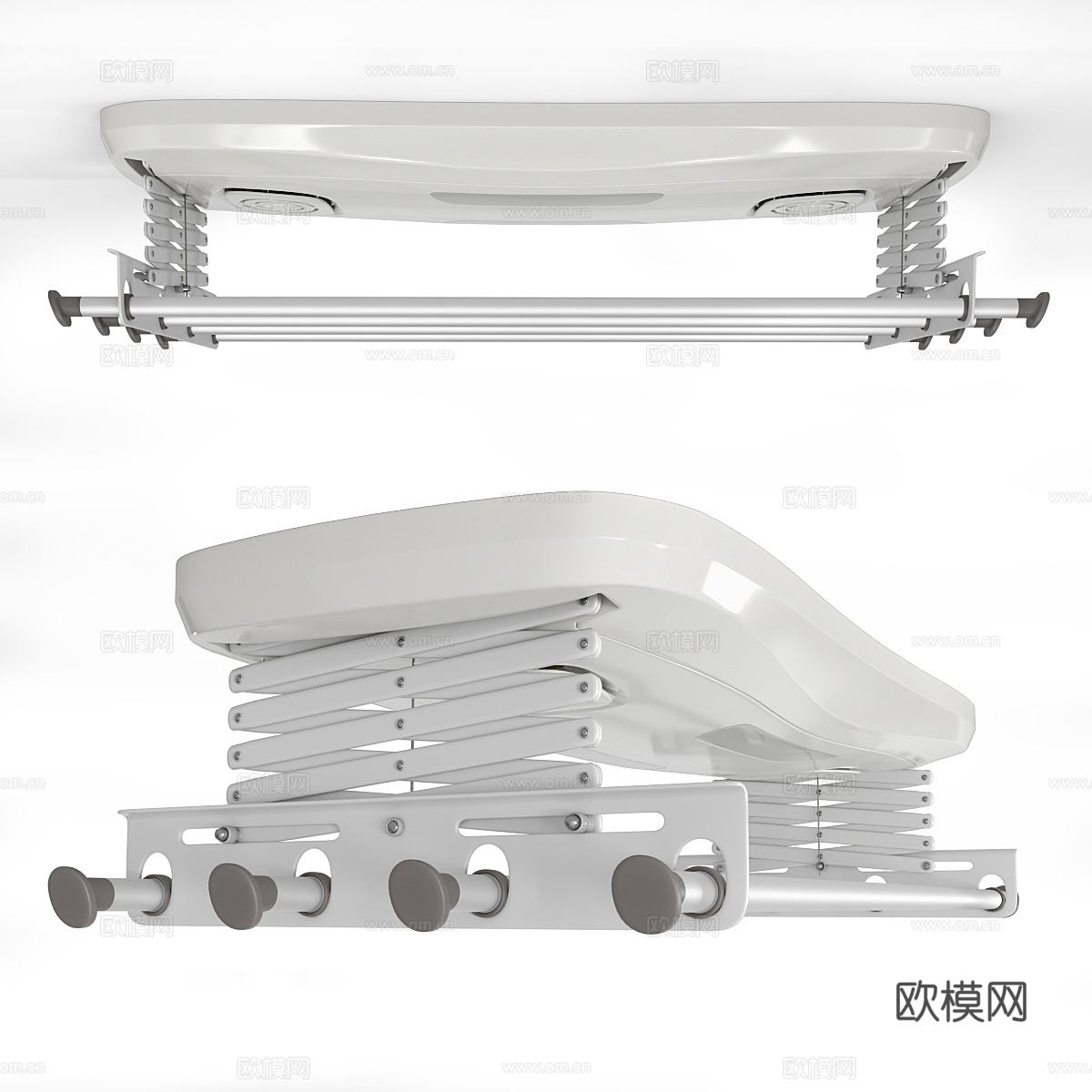 现代晾衣架 晾衣架 电动晾衣架3d模型下载