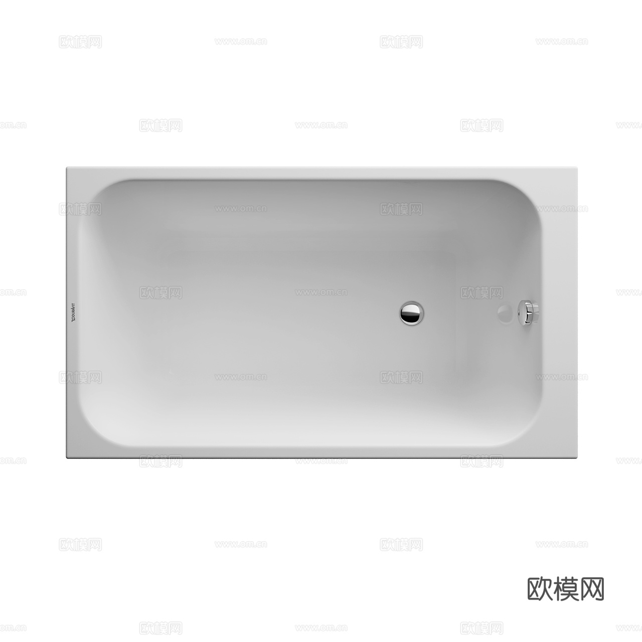 Duravit 现代浴缸 极简浴缸 独立浴缸 陶瓷浴缸3d模型