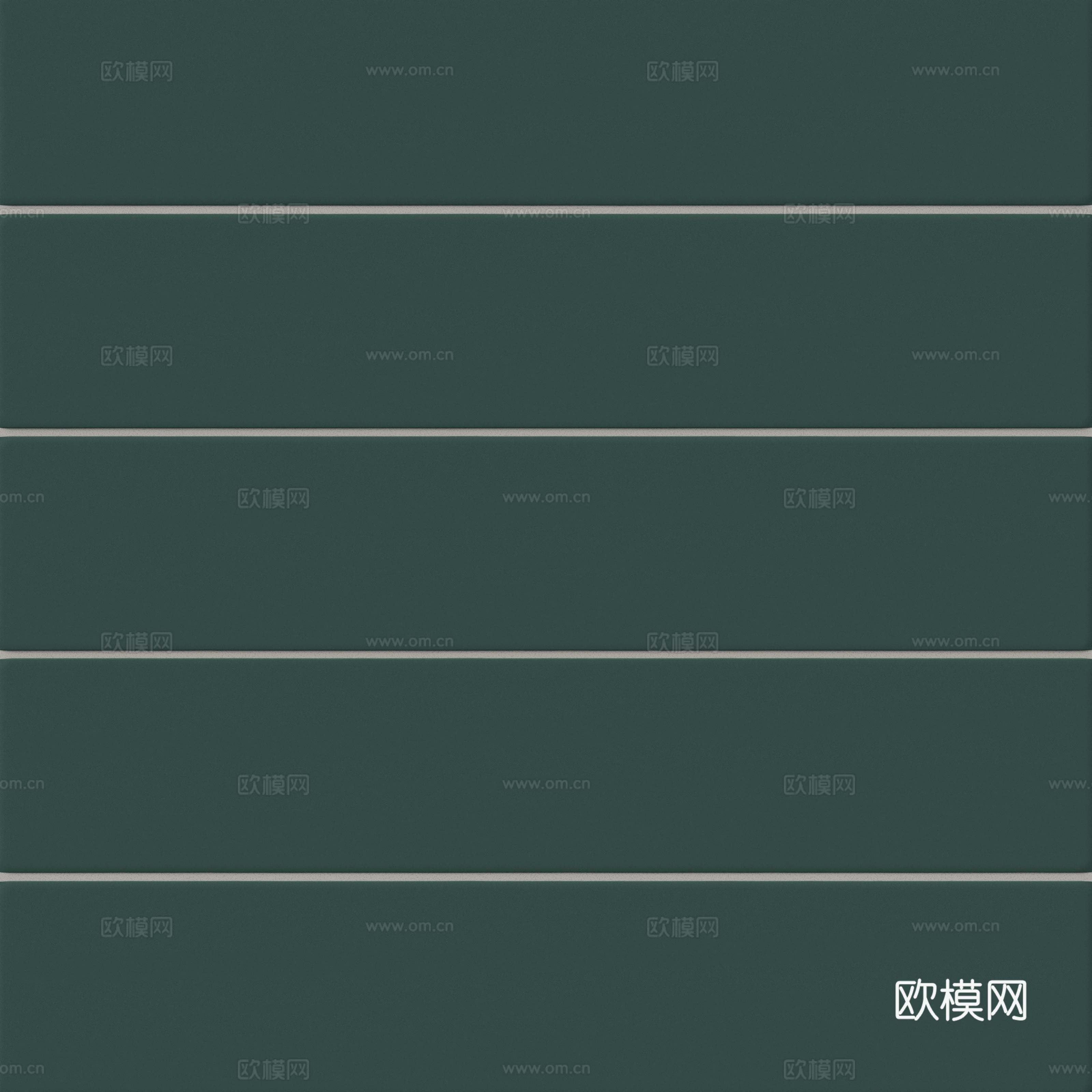 4x21墨绿色对缝瓷砖