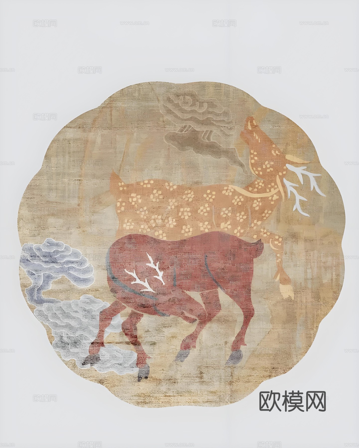 艺术时尚现代挂画下载（渲染图1）