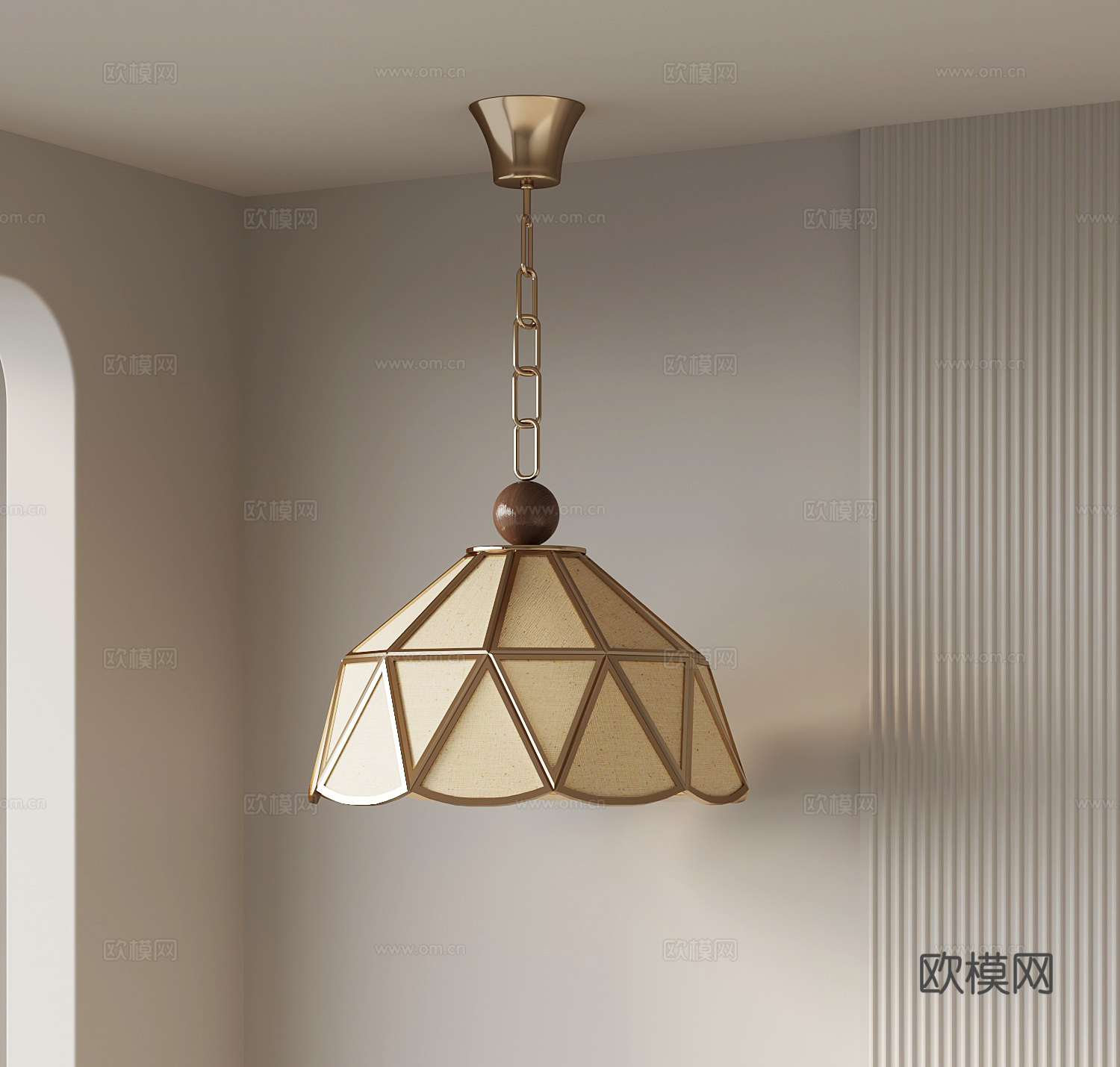 016吊灯 法式吊灯su模型