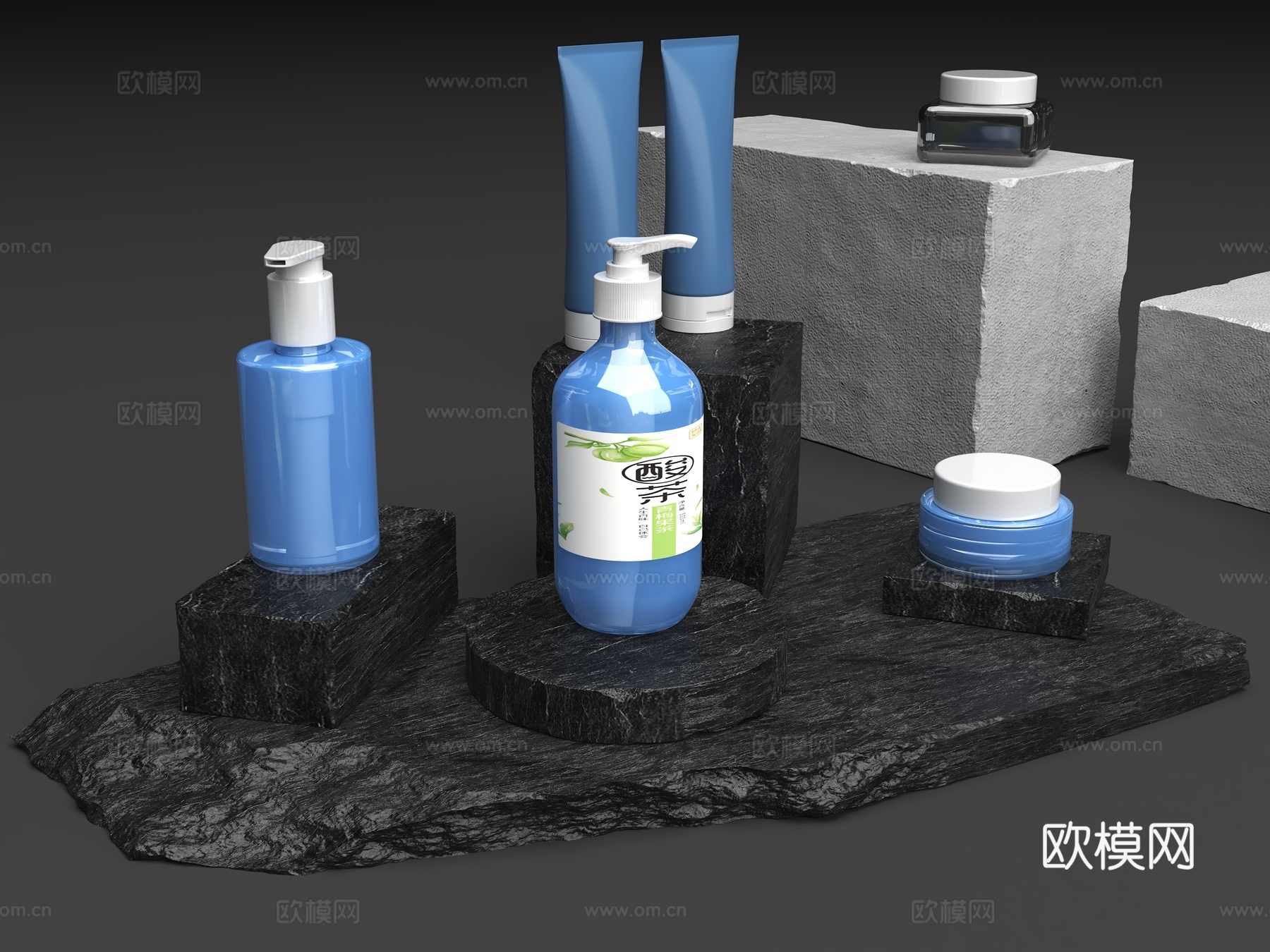 产品展示 电商场景 产品场景 美容产品 美容场景 科技场景3d模型