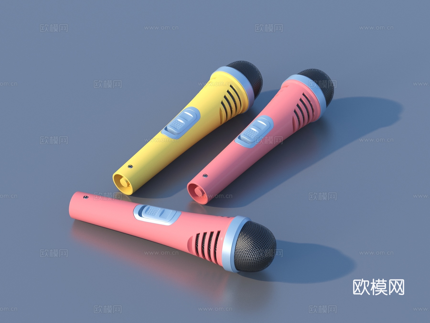 麦克风 话筒 扬声器 录音话筒3d模型