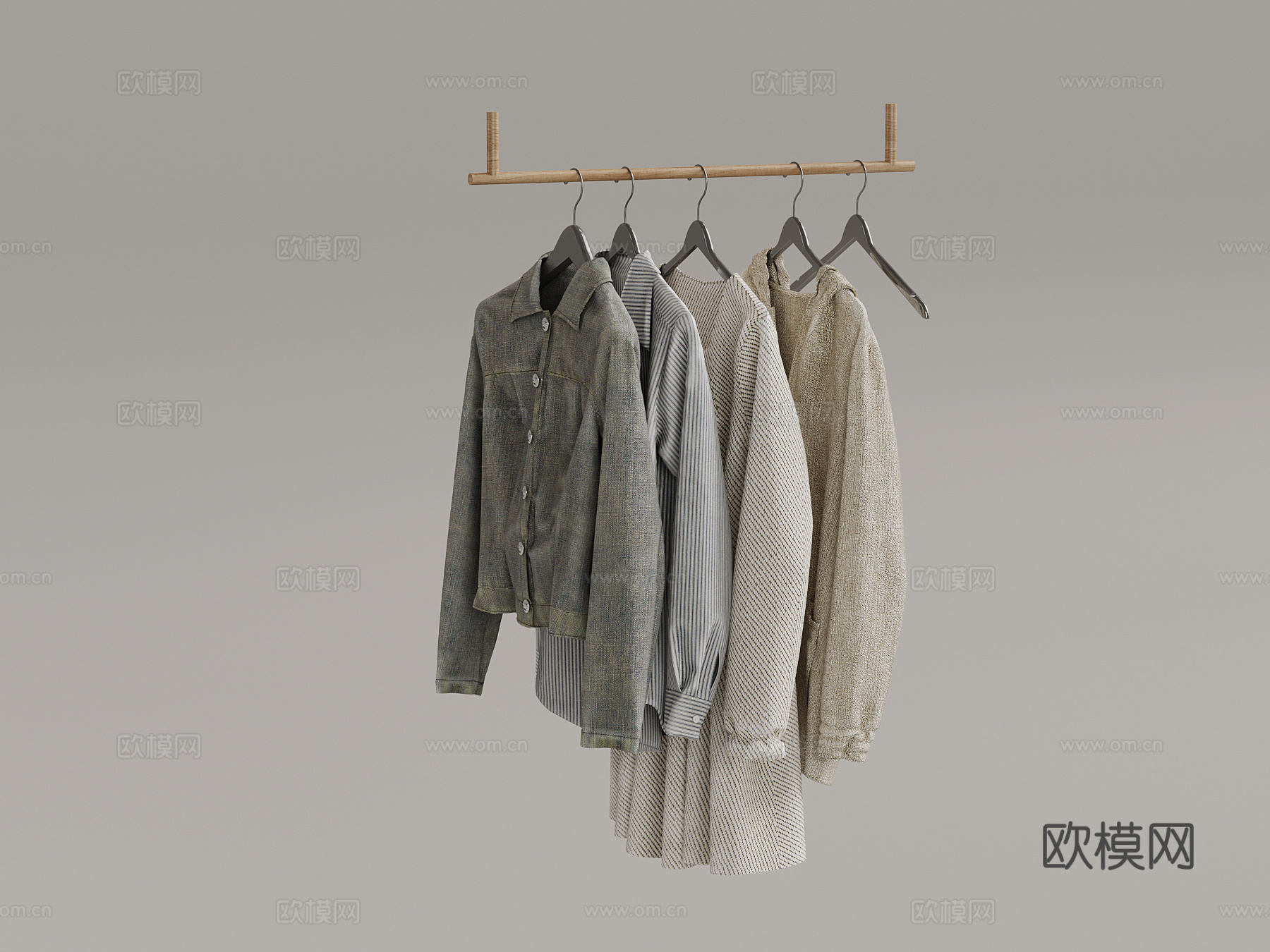 08现代衣服 服饰服装3d模型